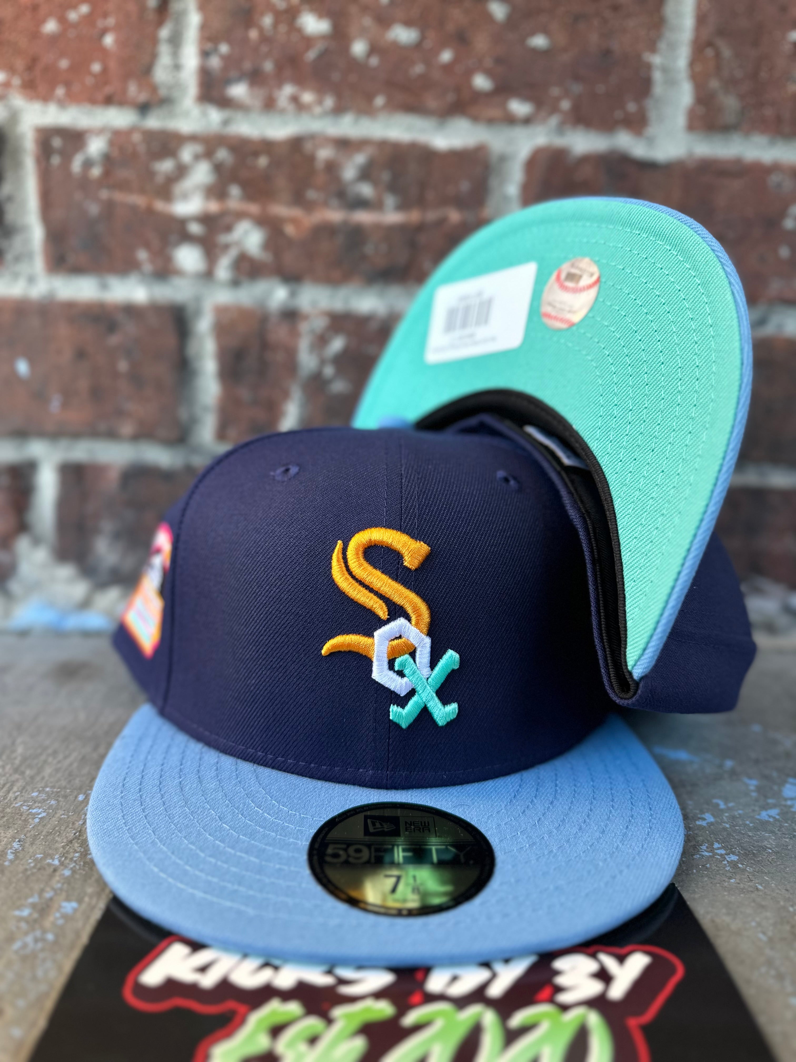 New Era 59Fifty Fitted "Chicago White Sox" Comiskey Park Baby Blue/Navy