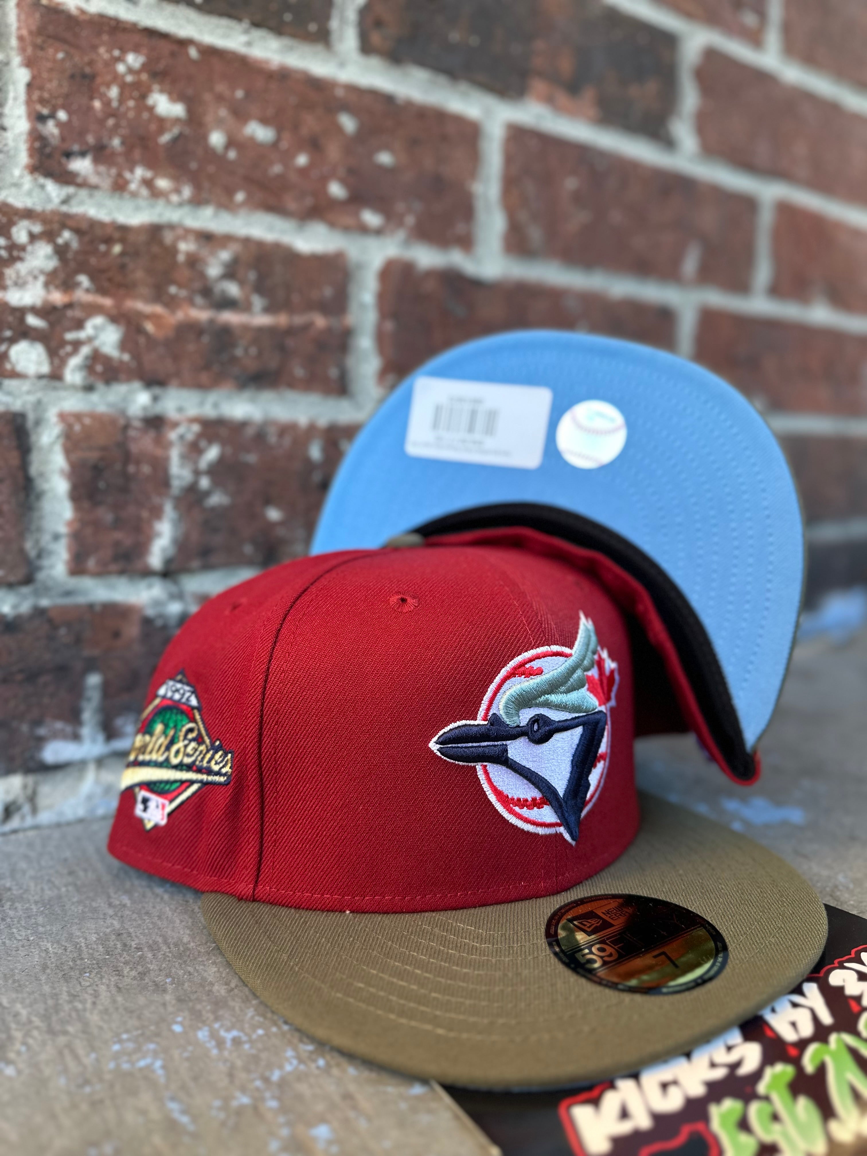 New Era 59Fifty Fitted "Toronto Blue Jays" 1992 World Series Cardinal Red/Olive