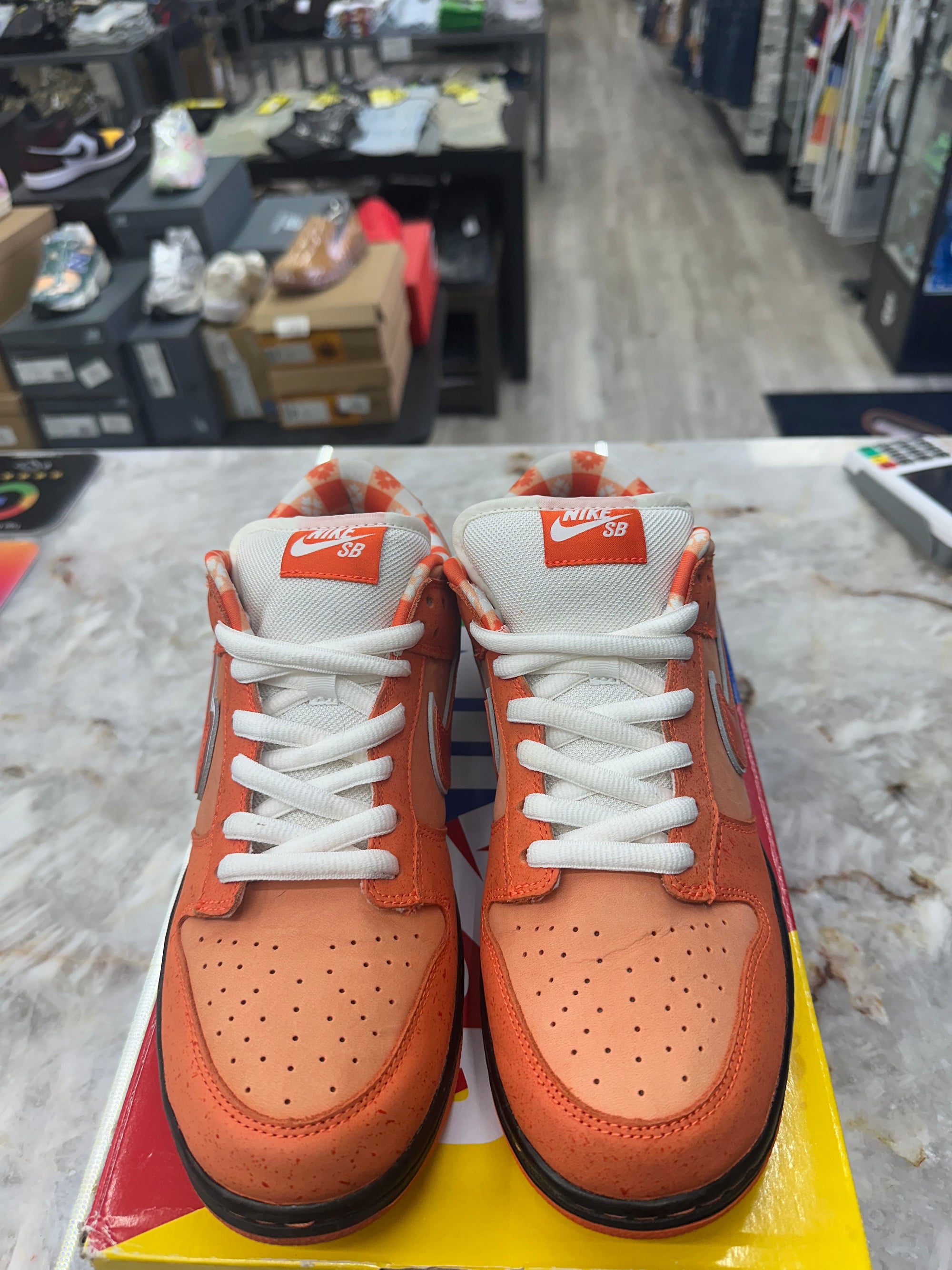 Nike SB Dunk Low "Concepts Orange Lobster" *Size 10 Preowned* (FD8776-800)
