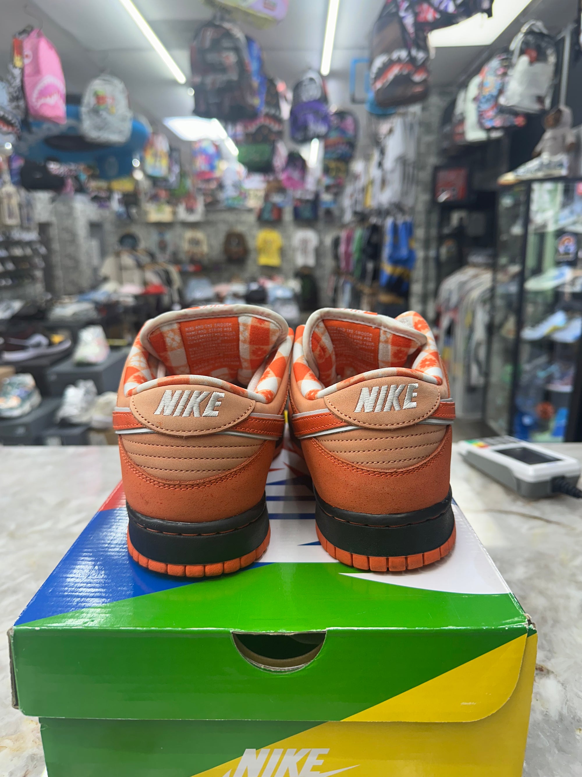 Nike SB Dunk Low "Concepts Orange Lobster" *Size 10 Preowned* (FD8776-800)