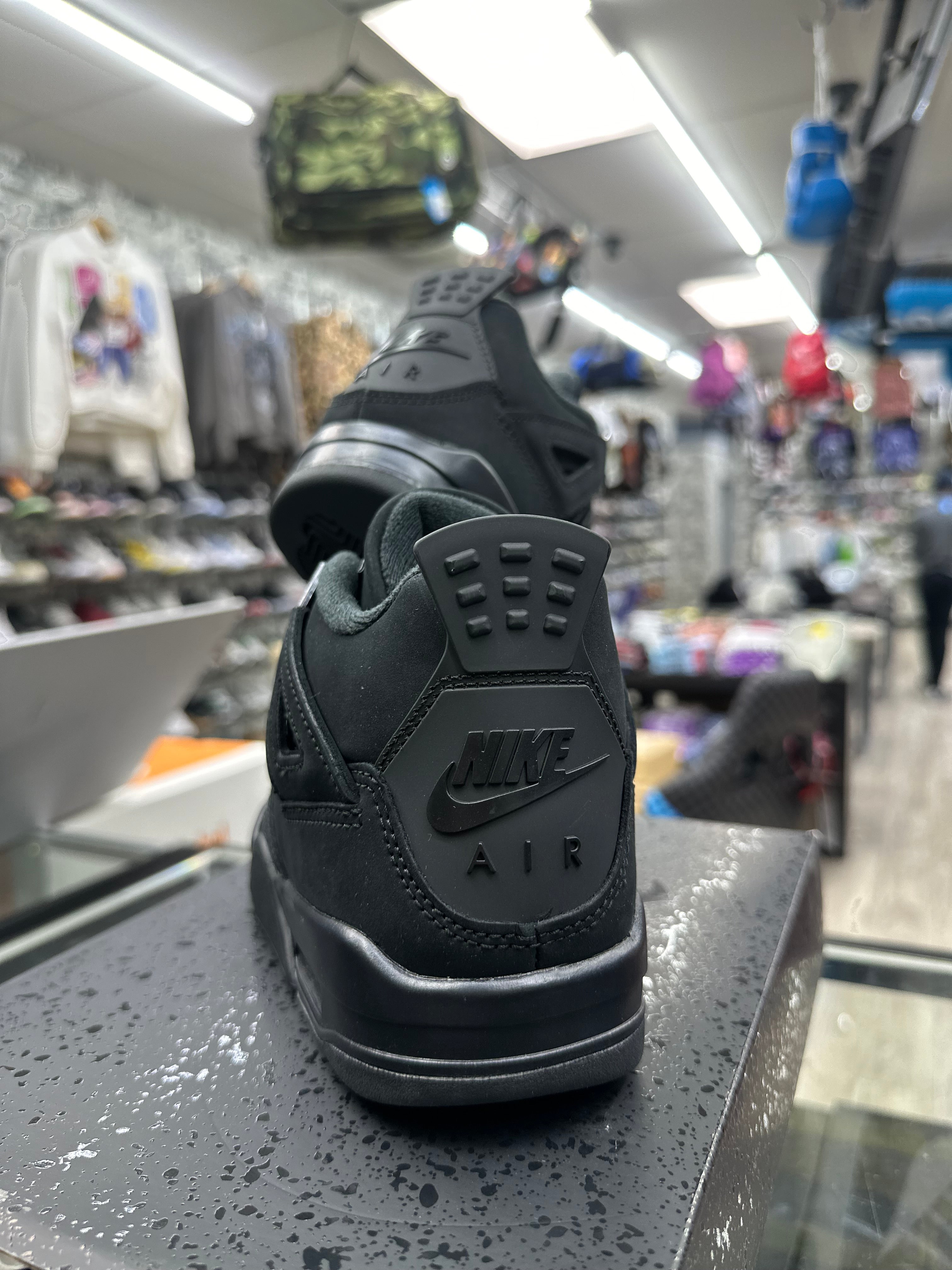 Air Jordan Retro 4 "Black Cat" (GS) 2025 RELEASE IB4171-010