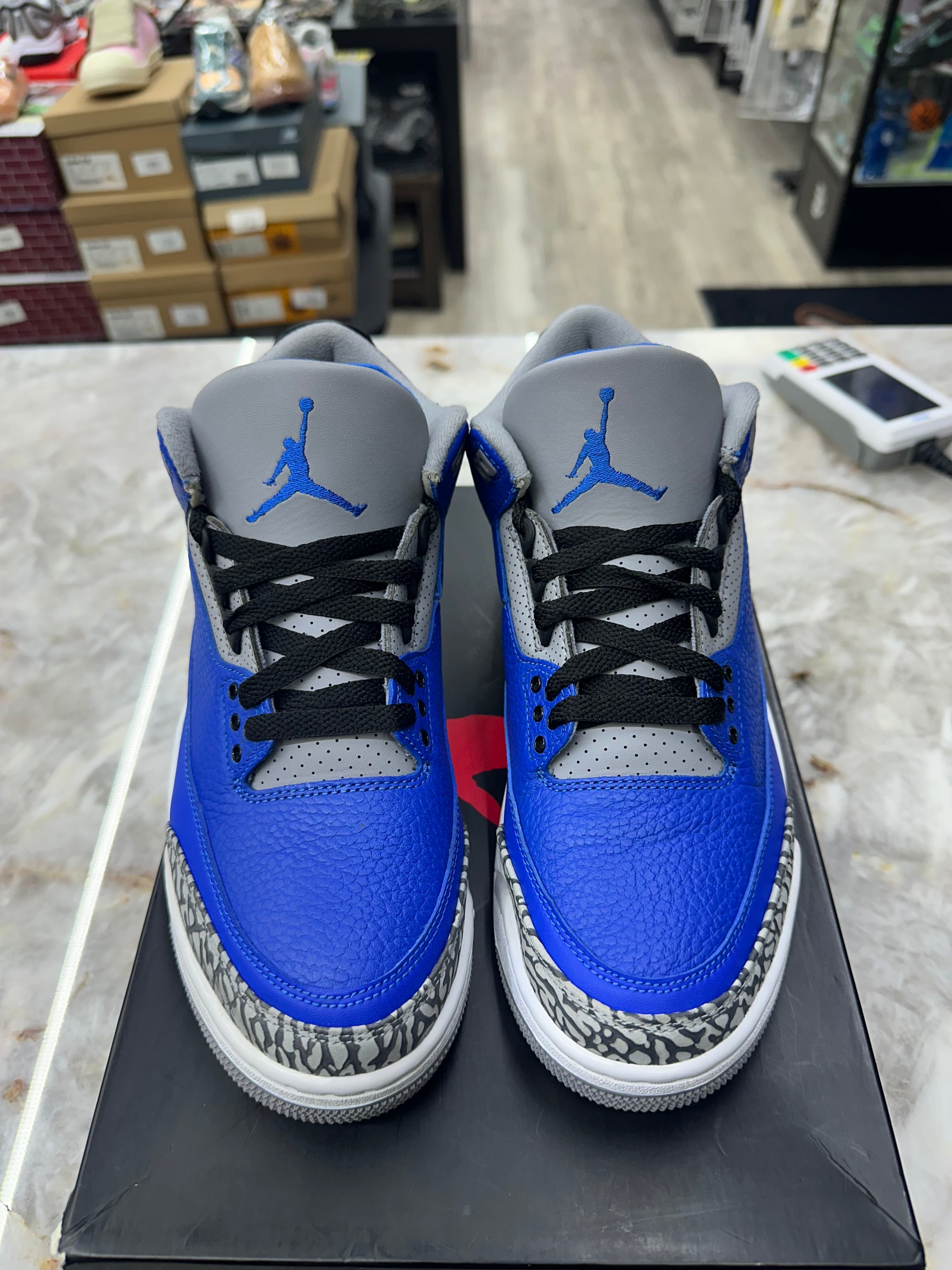 Air Jordan 3 Retro "Varsity Royal Cement" *Size 8 Preowned* (CT8532-400)