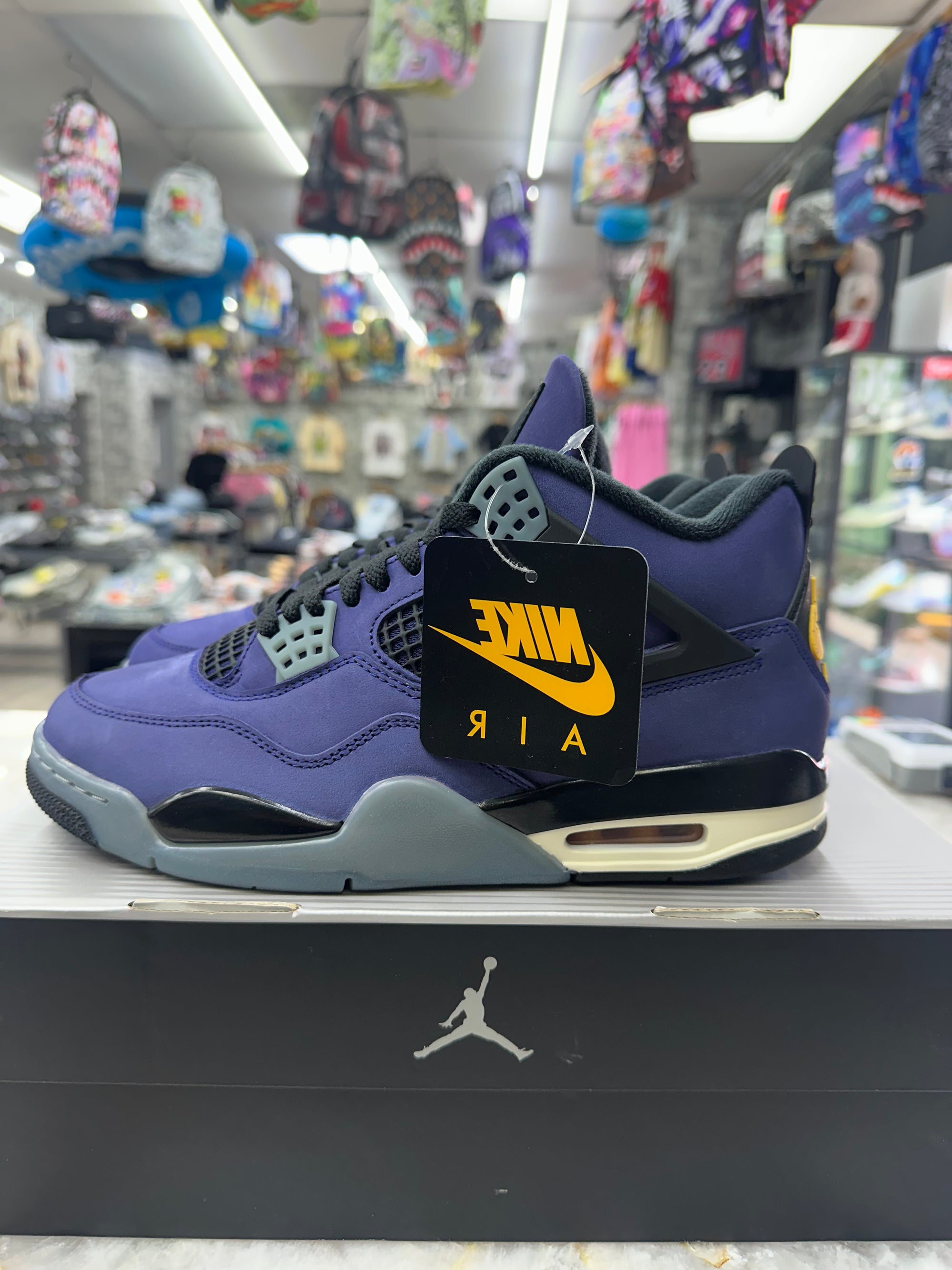Air Jordan 4 Retro "Lakers" *Size 8.5 Preowned* FV5029-500