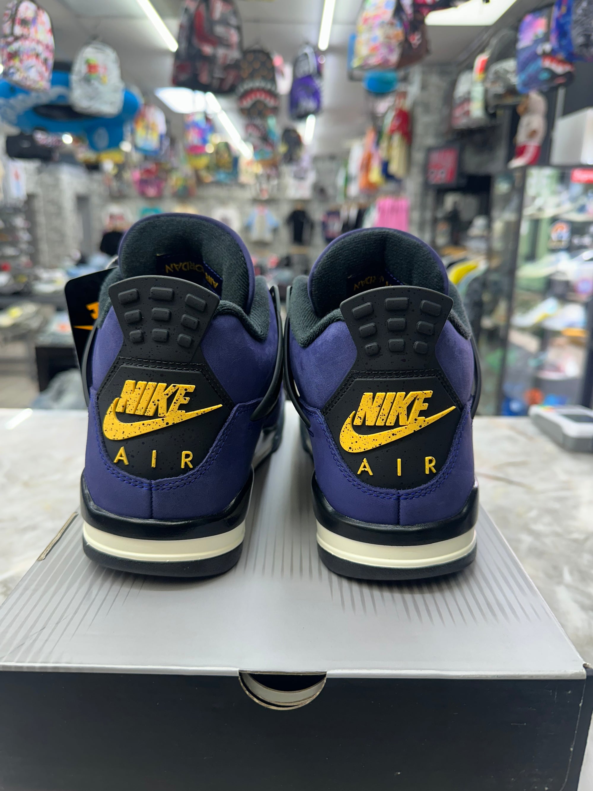 Air Jordan 4 Retro "Lakers" *Size 8.5 Preowned* FV5029-500