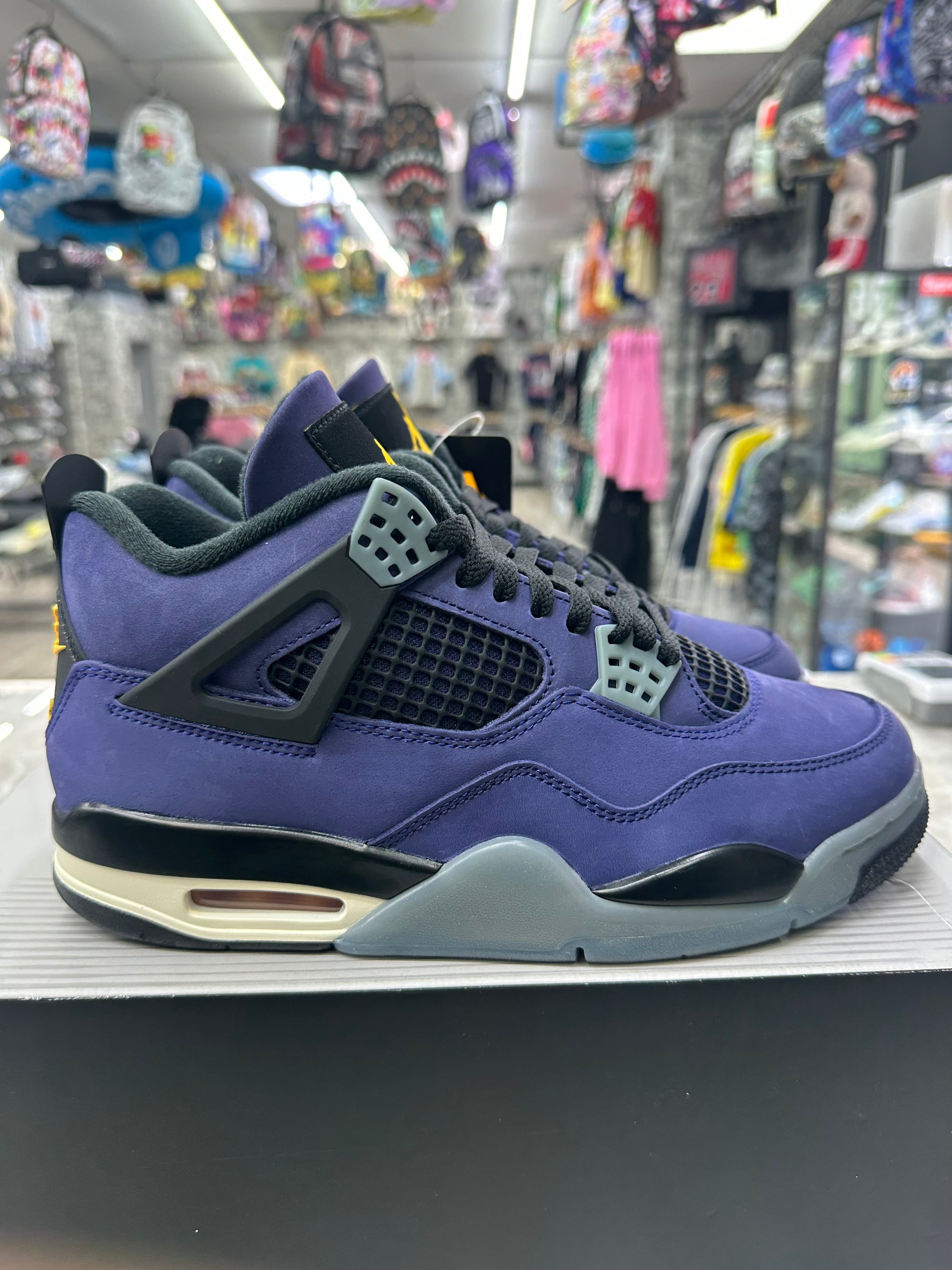Air Jordan 4 Retro "Lakers" *Size 8.5 Preowned* FV5029-500