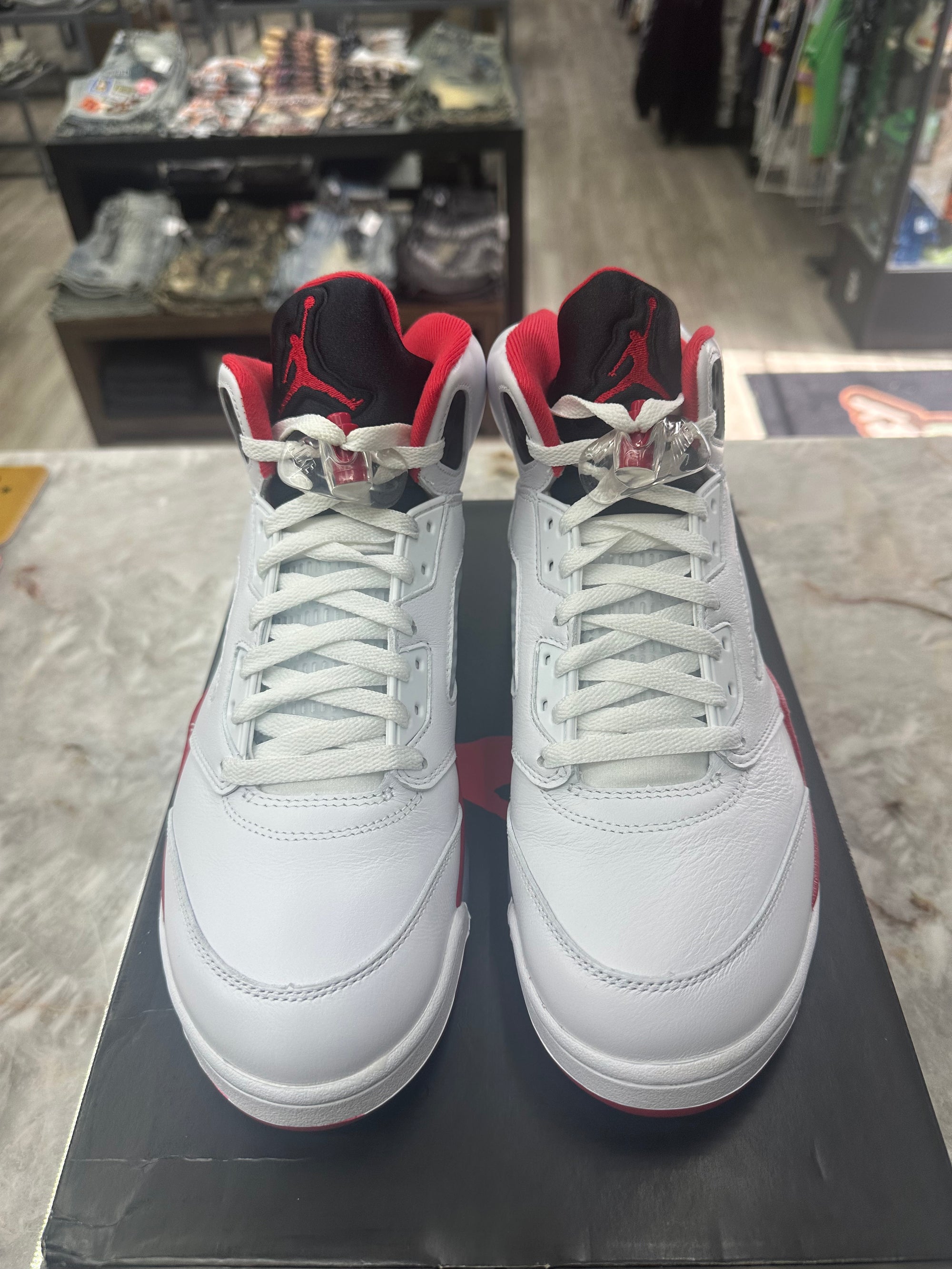 Air Jordan 5 Retro "Fire Red Black Tongue" *Size 11 Preowned* HQ7978-101