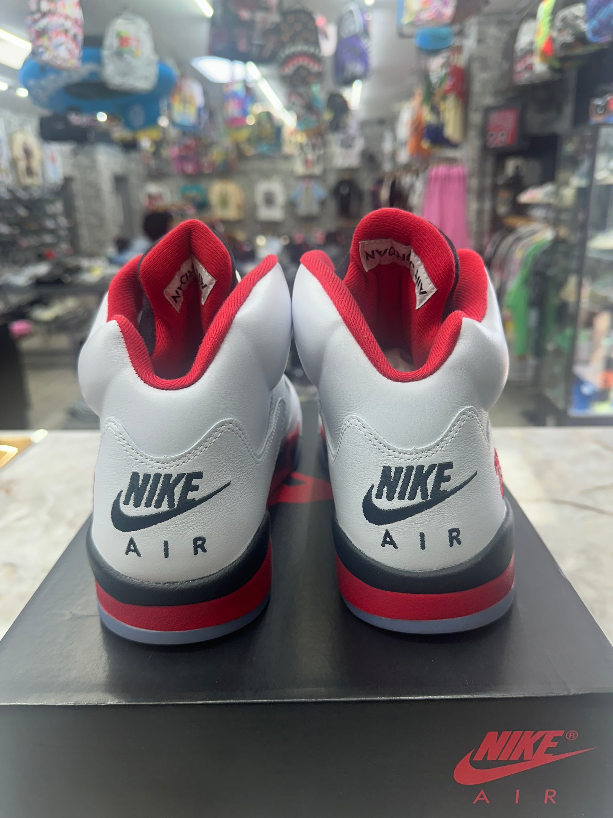 Air Jordan 5 Retro "Fire Red Black Tongue" *Size 11 Preowned* HQ7978-101