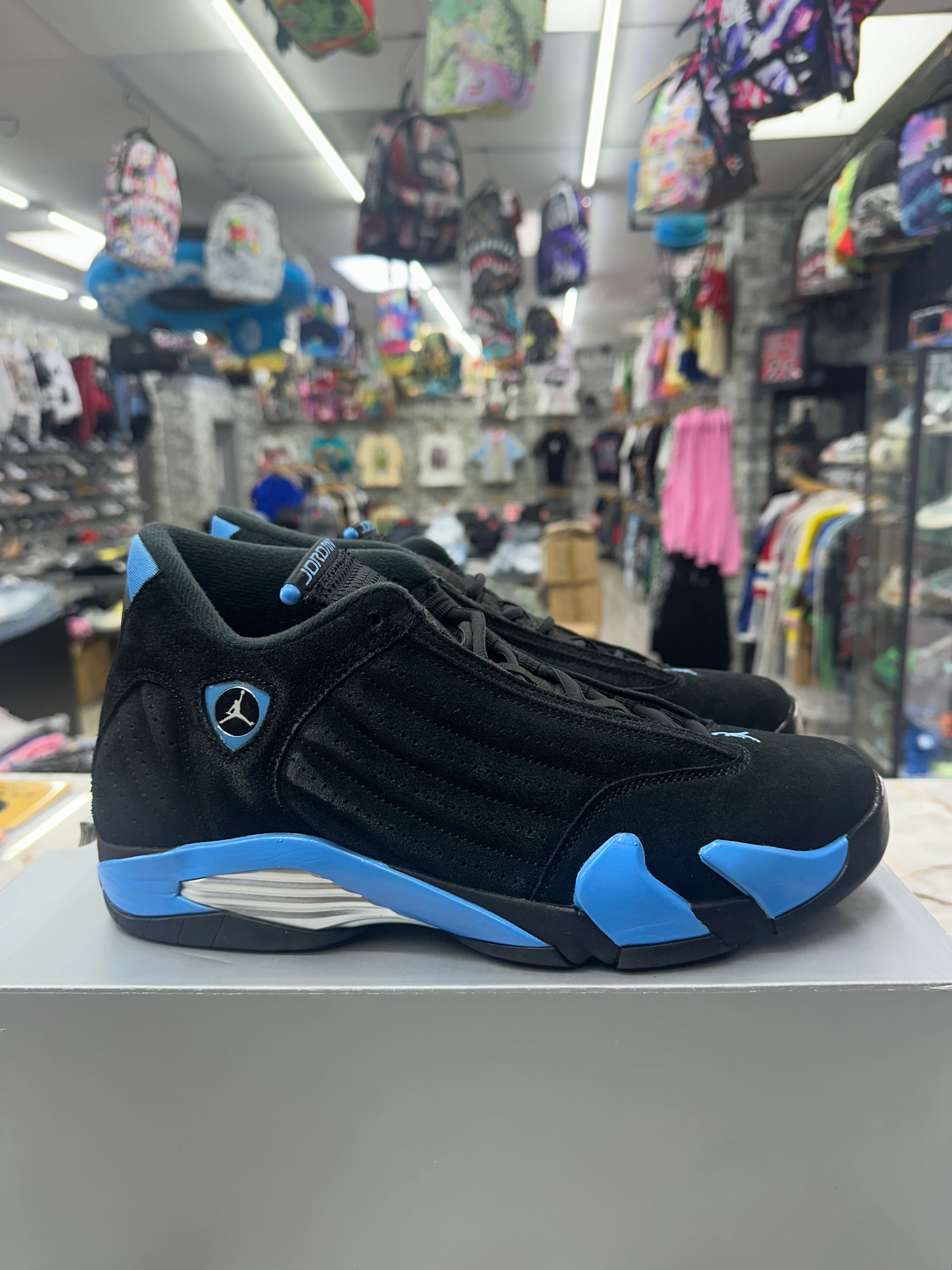Air Jordan 14 Retro "Black University Blue" *Size 11 Preowned* 487471-007