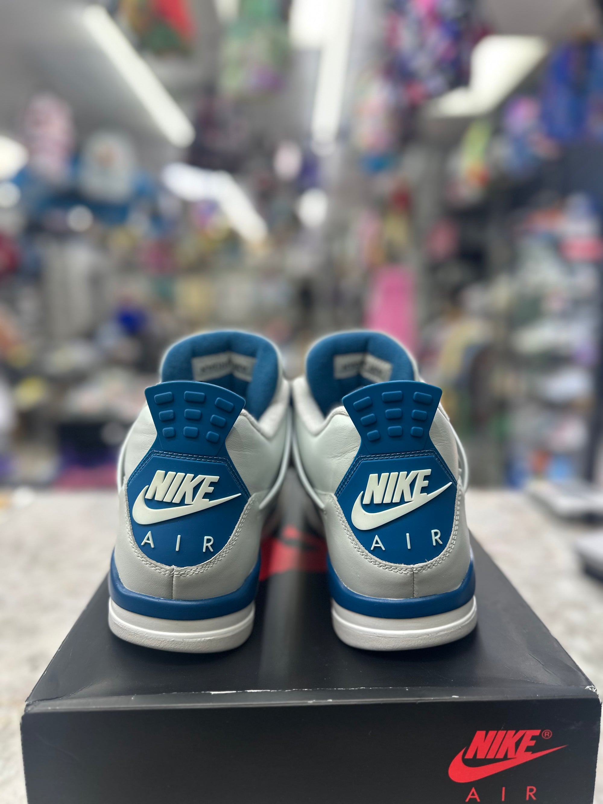 Air Jordan 4 Retro "Military Blue" *Size 12 Preowned* FV5029-141