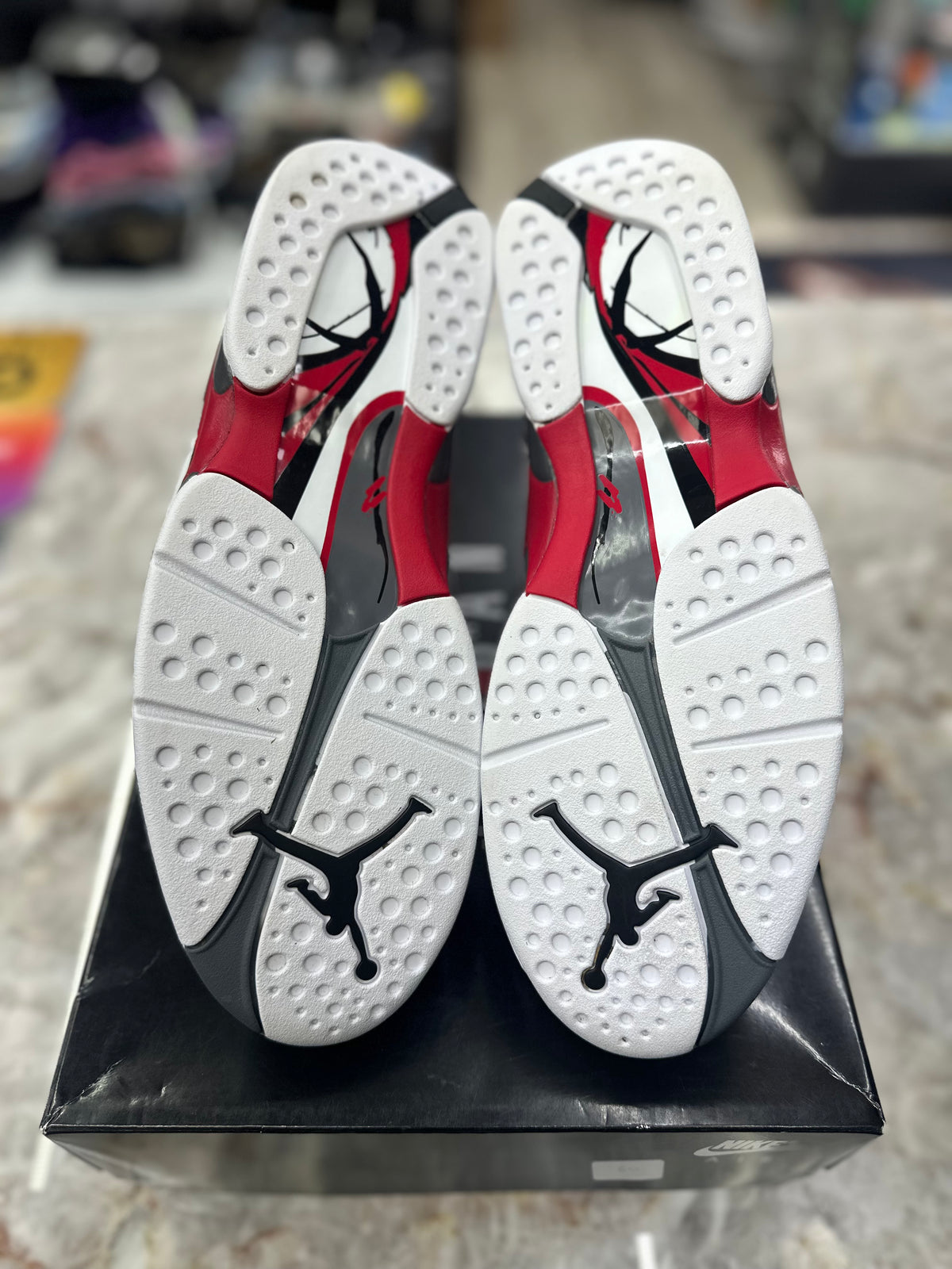 Air Jordan 8 Retro "White True Red" *Size 13 Preowned* 305381-100