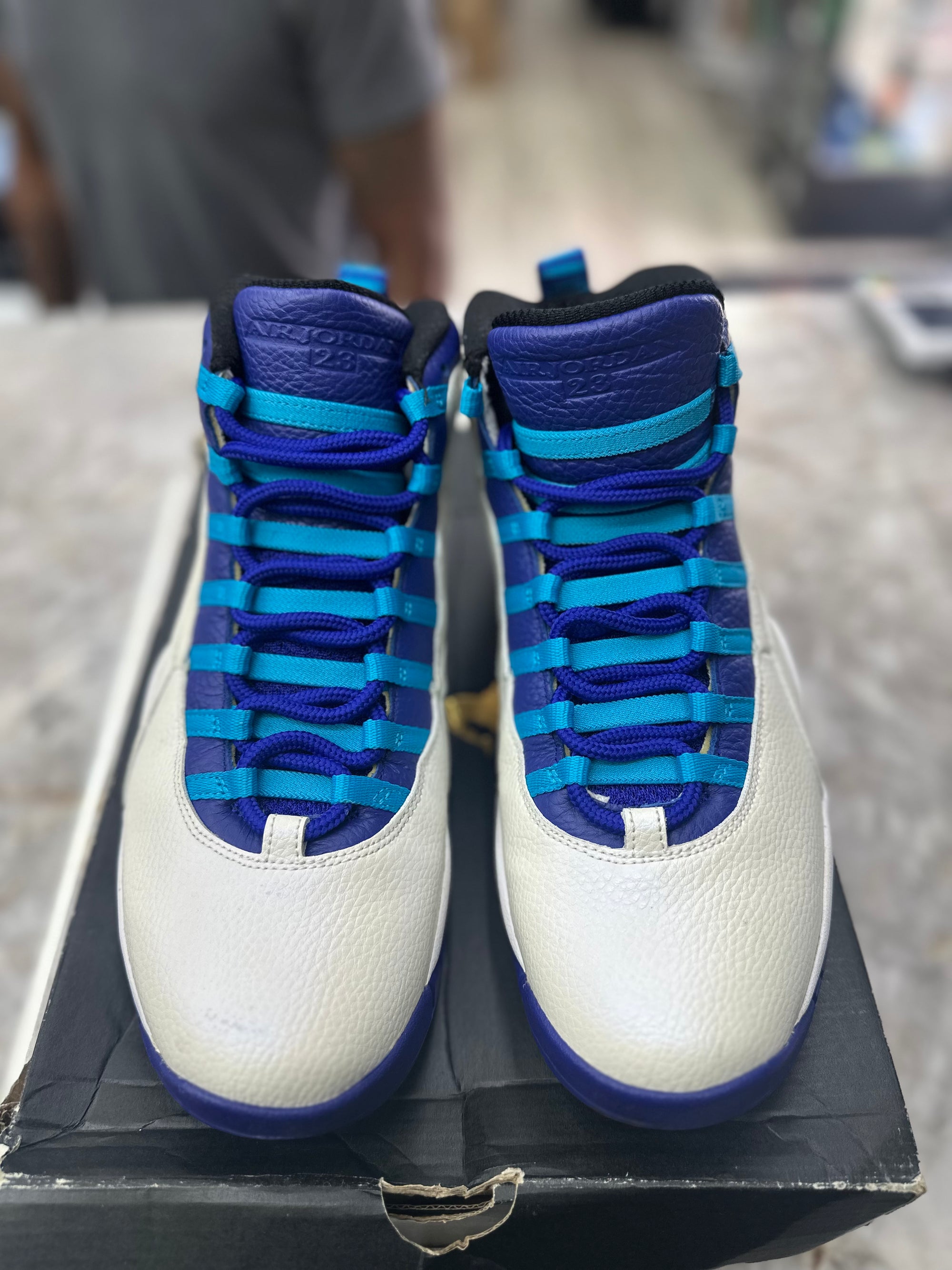 Air Jordan 10 Retro "Charlotte" *Size 12 Preowned* 310805-107