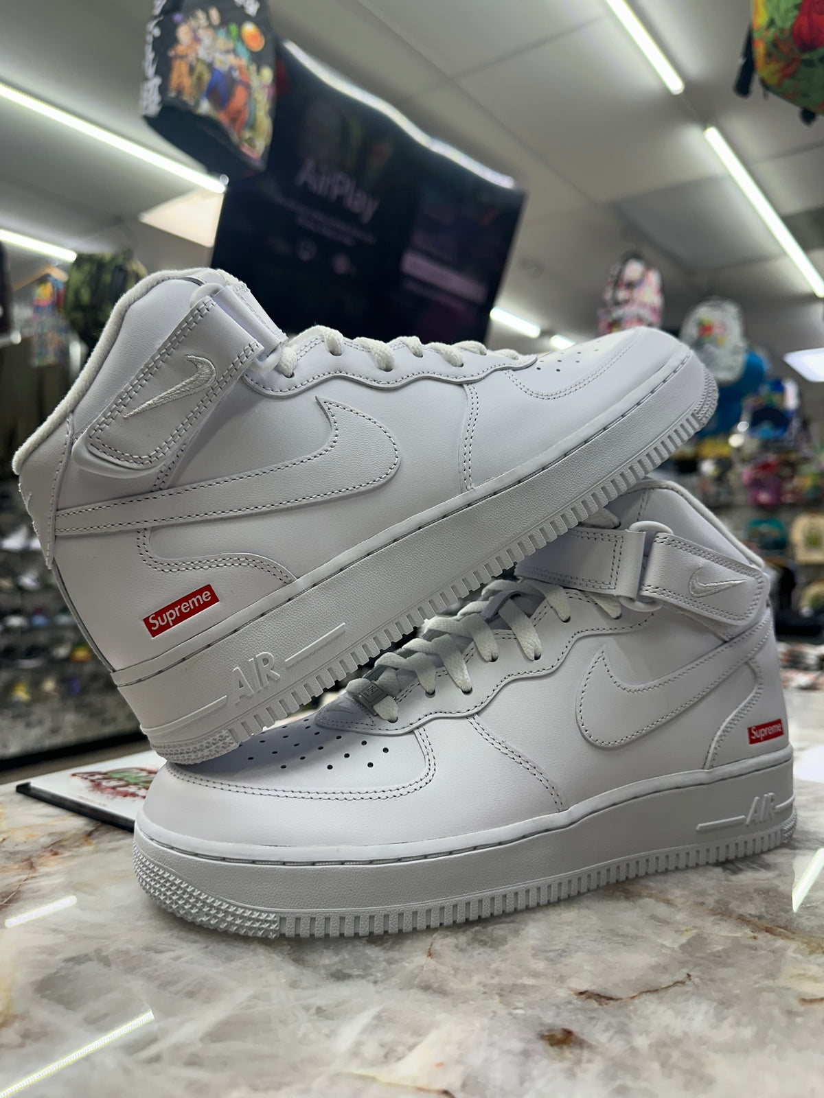 Nike Air Force 1 Mid “Supreme White” FZ8784-100