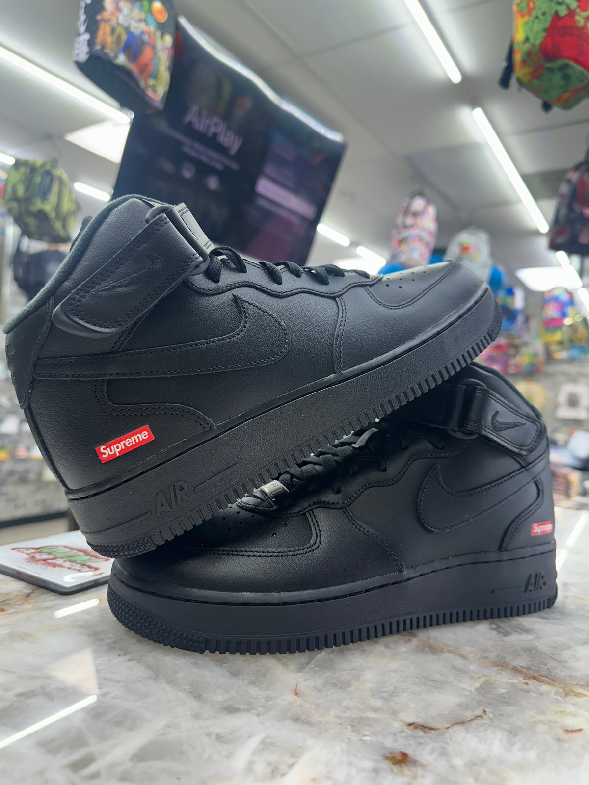 Nike Air Force 1 Mid “Supreme Black” FZ8784-001