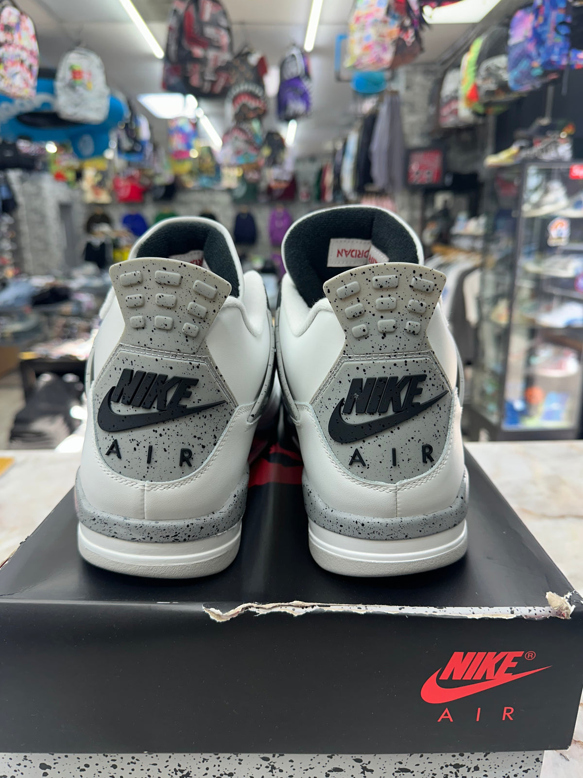 Air Jordan 4 Retro "White Cement" *Size 13 Preowned* FV5029-100