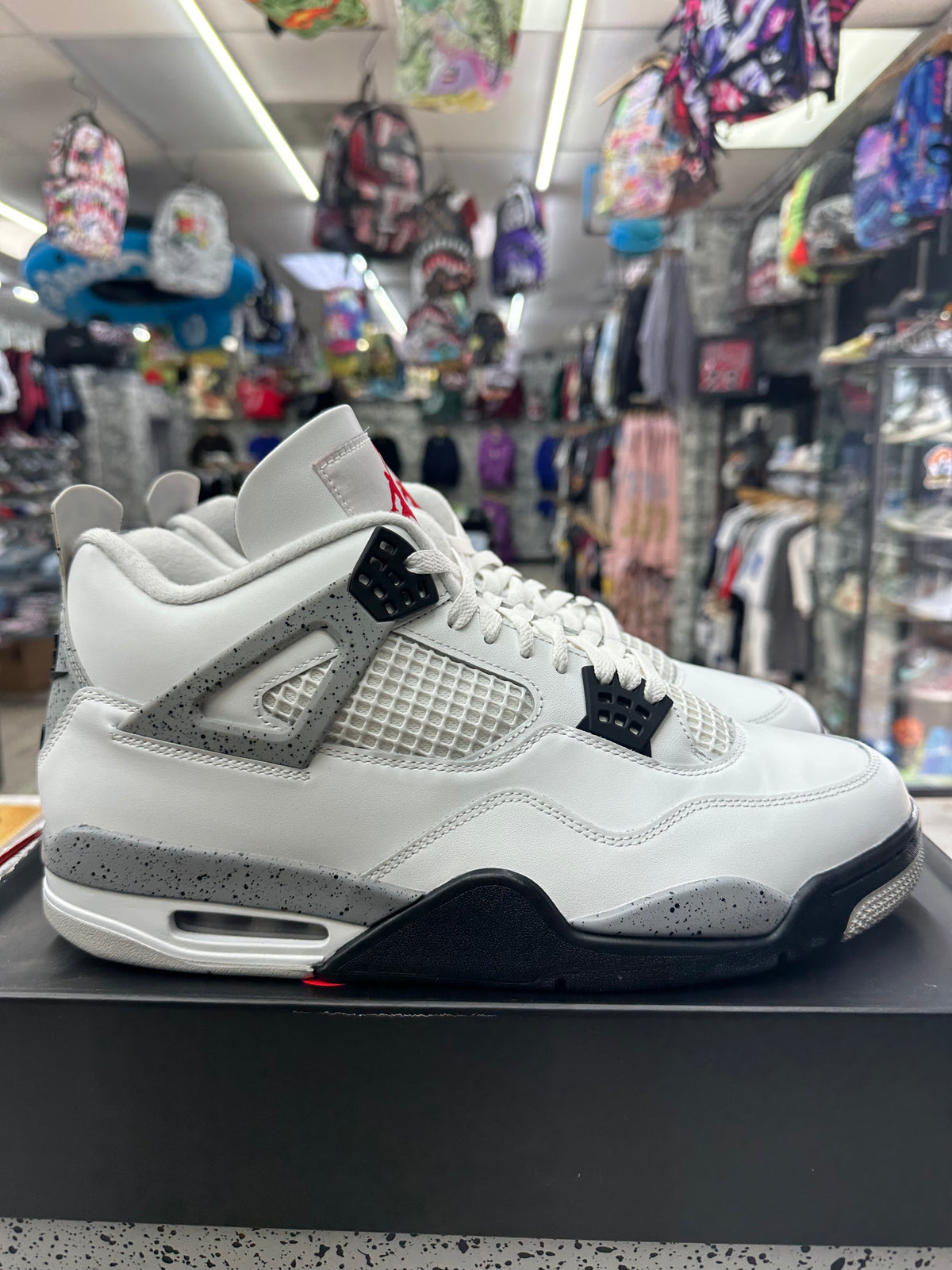 Air Jordan 4 Retro "White Cement" *Size 13 Preowned* FV5029-100