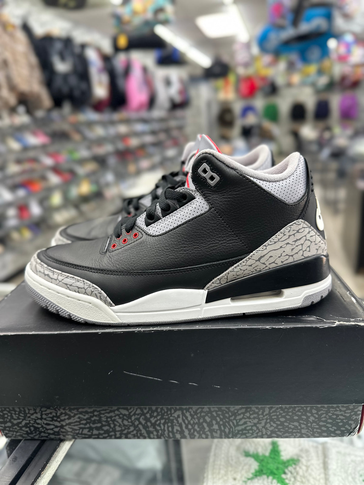Air Jordan Retro 3 “BLACK CEMENT" *Size 9.5 Preowned* (DN3707-010)