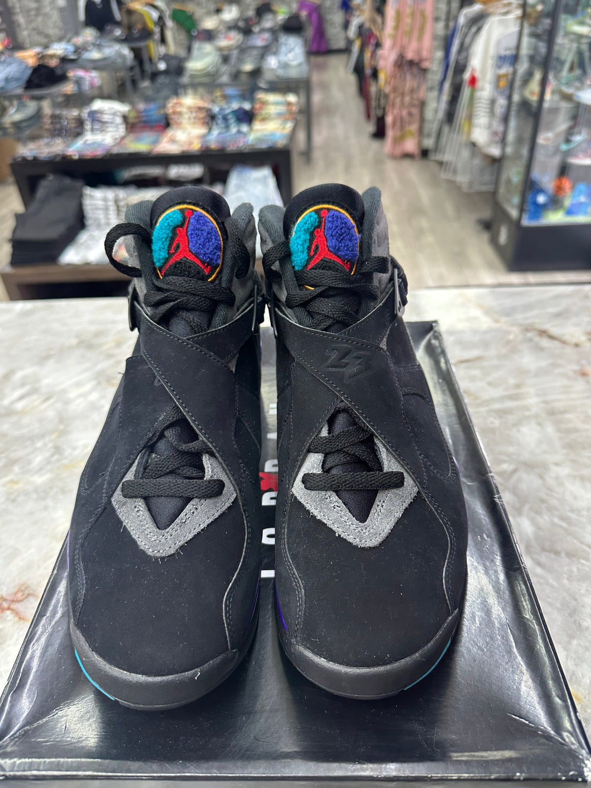 Air Jordan 8 Retro "Aqua" *Size 9 Preowned* 305381-006