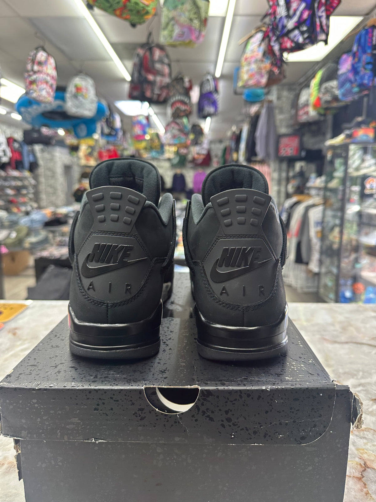 Air Jordan 4 Retro "Black Cat " *Size 10.5 Preowned* FV5029-010