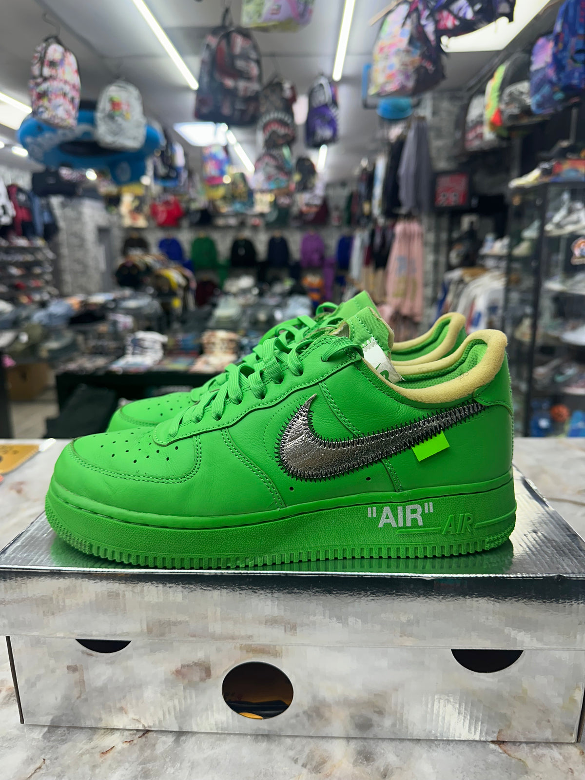 Nike Air Force 1 Low "Off-White Brooklyn" *Size 7.5 Preowned* DX1419-300