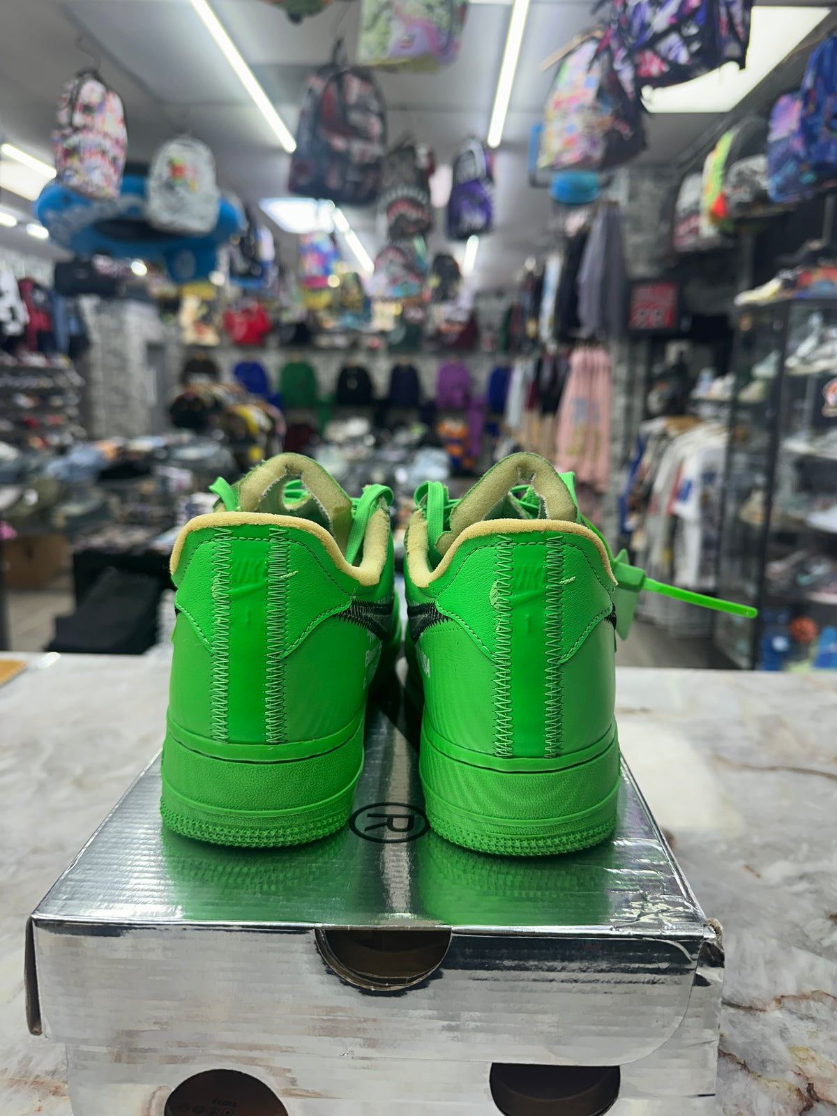 Nike Air Force 1 Low "Off-White Brooklyn" *Size 7.5 Preowned* DX1419-300