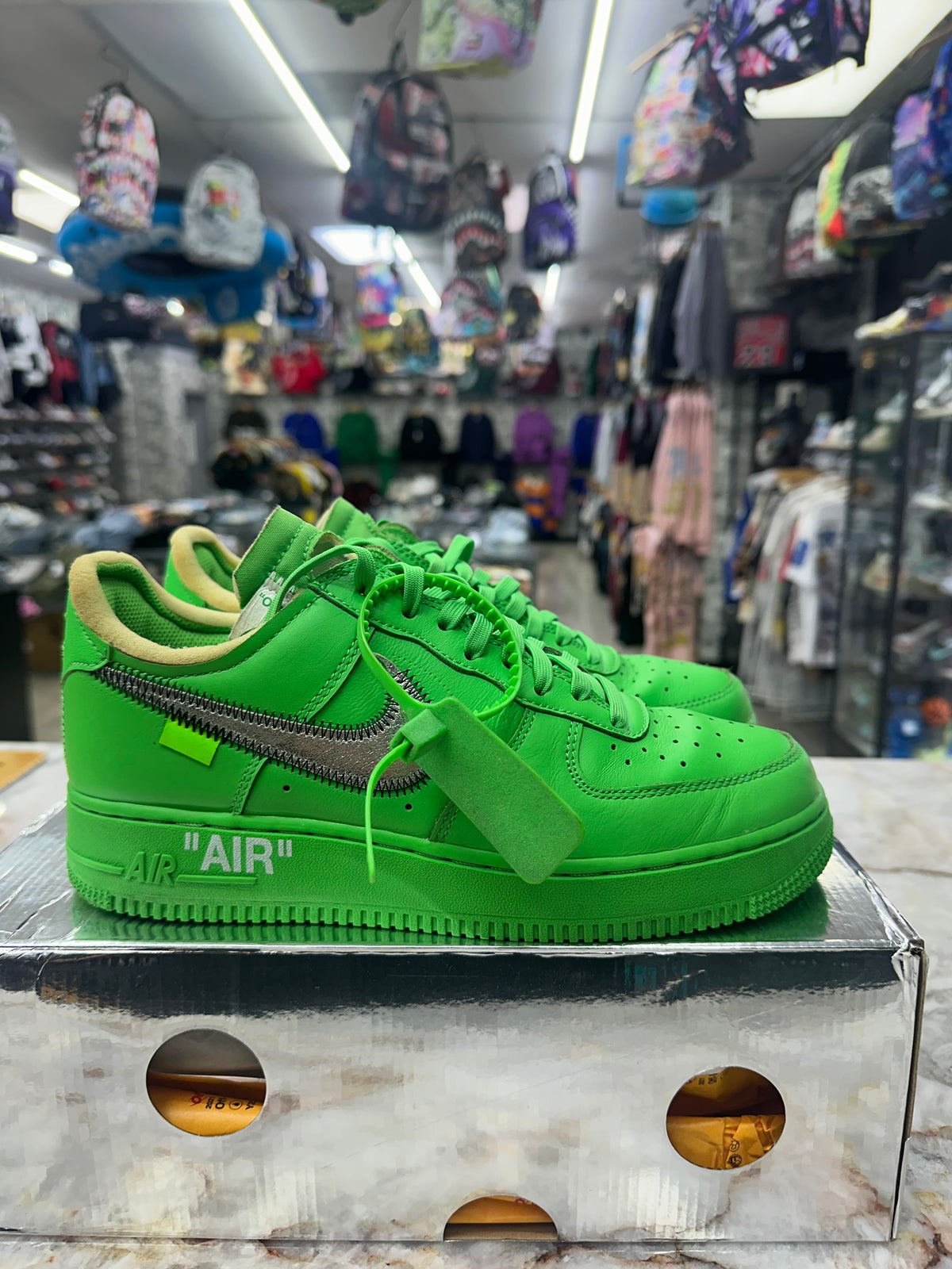 Nike Air Force 1 Low "Off-White Brooklyn" *Size 7.5 Preowned* DX1419-300