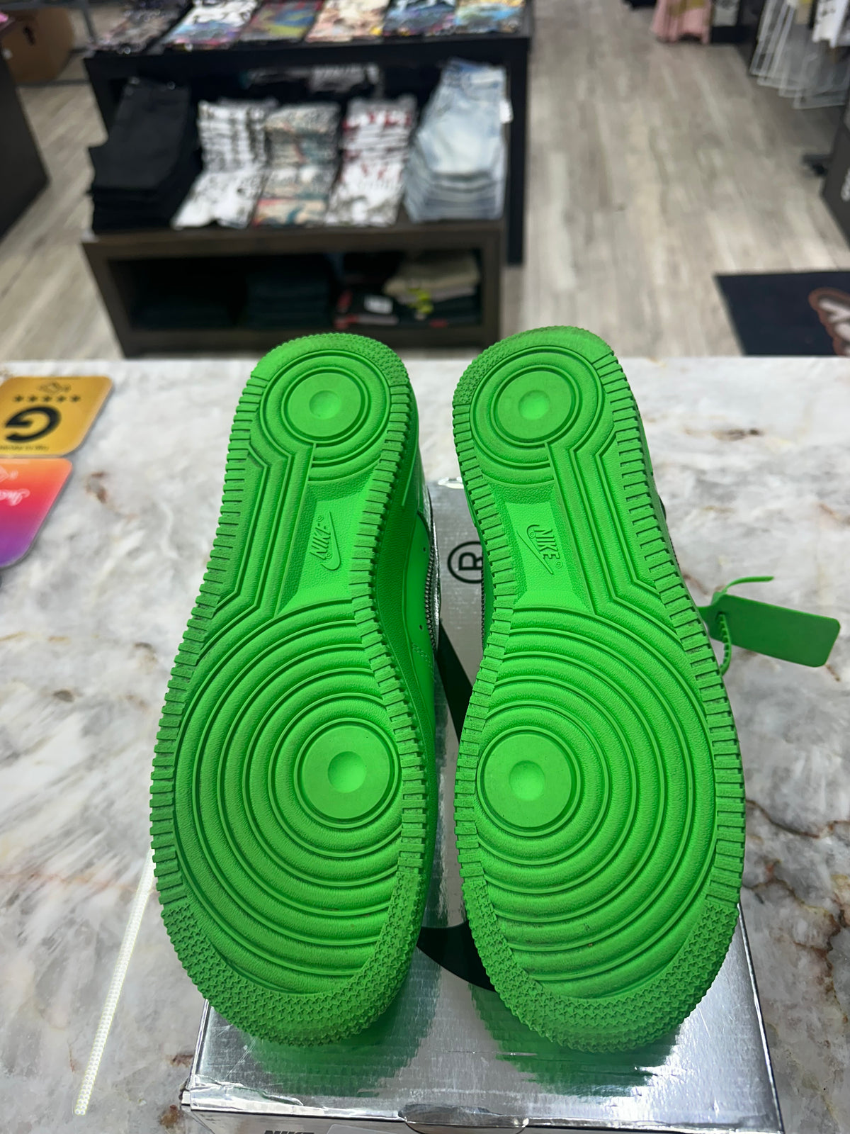 Nike Air Force 1 Low "Off-White Brooklyn" *Size 7.5 Preowned* DX1419-300