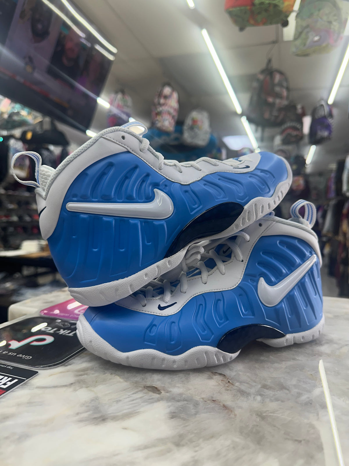 Nike Little Posite Pro "University Blue (2026)" (GS) IQ7230-400