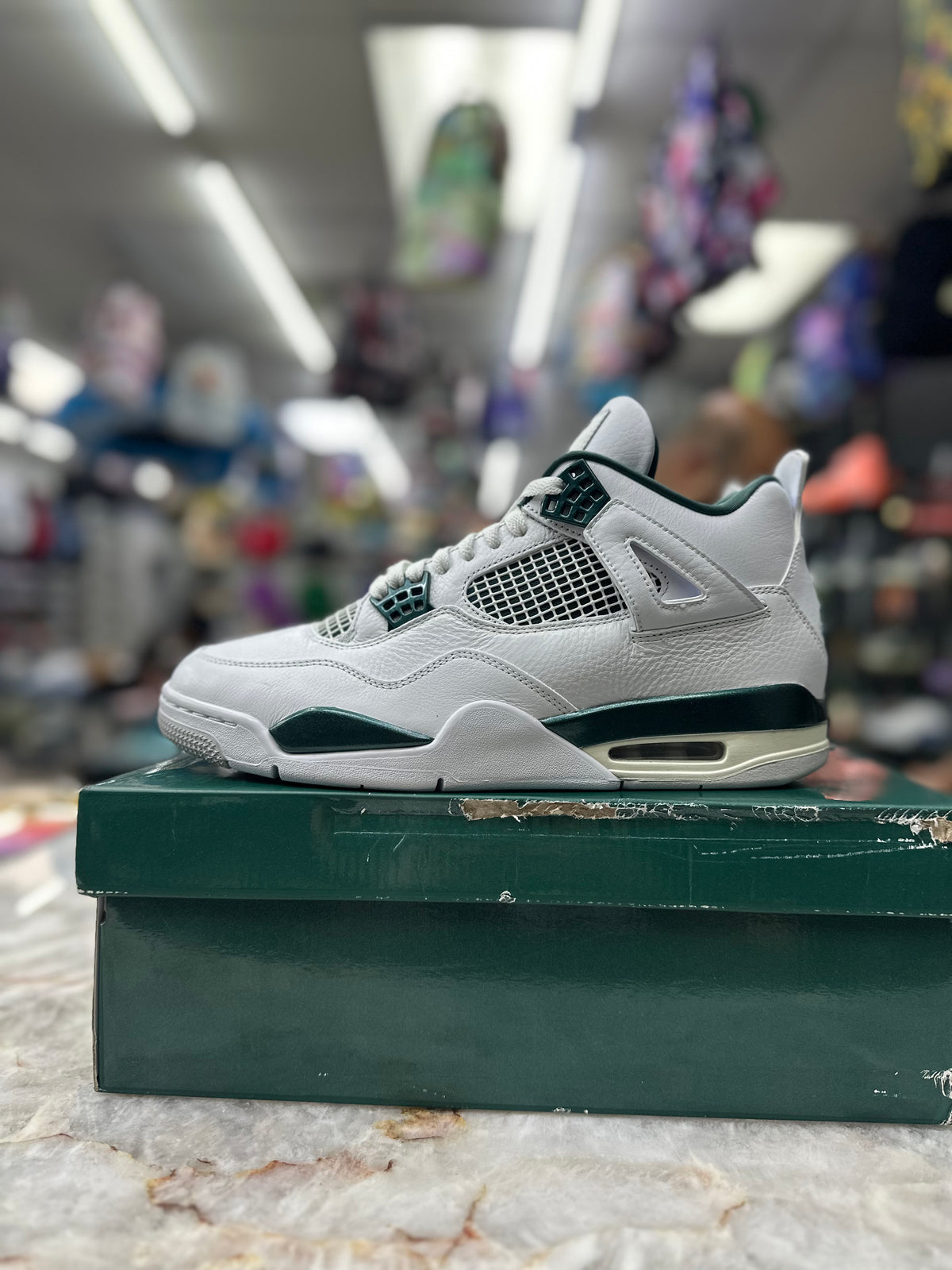 Air Jordan 4 Retro "Oxidized Green " *Size 11 Preowned* FQ8138-103
