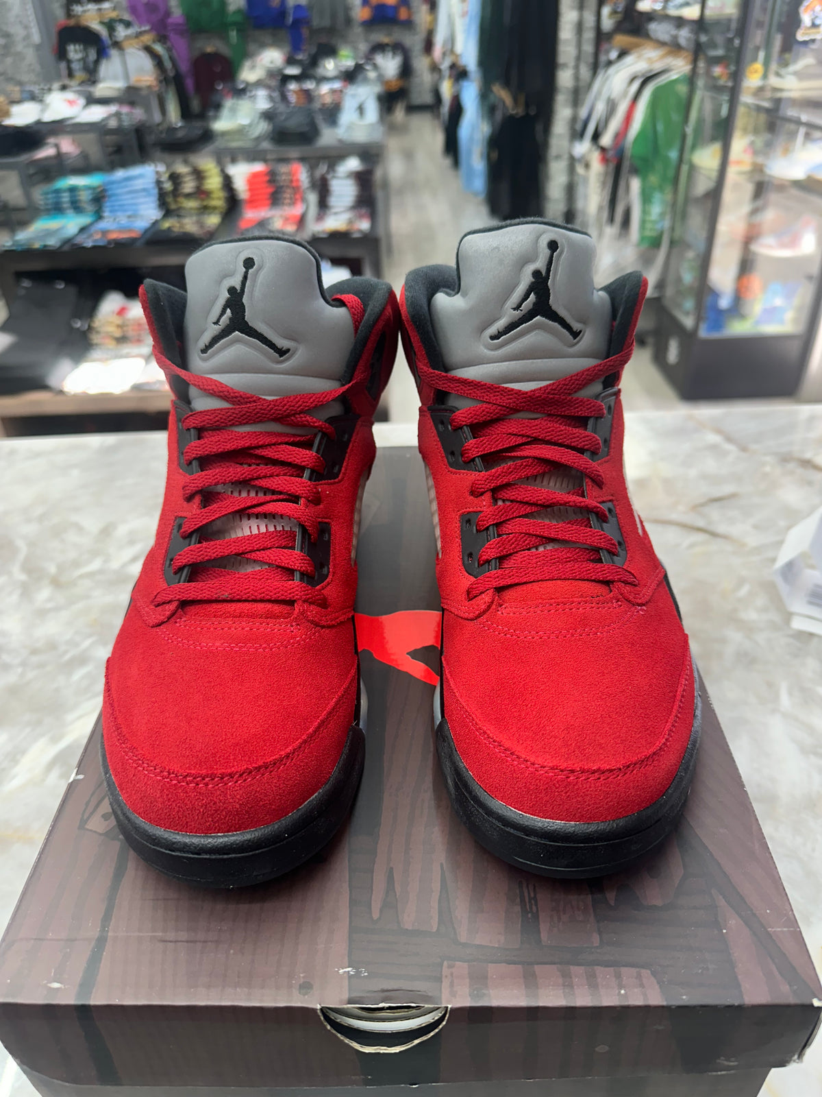 Air Jordan 5 Retro "Raging Bull Red" *Size 10.5 Preowned* DD0587-600