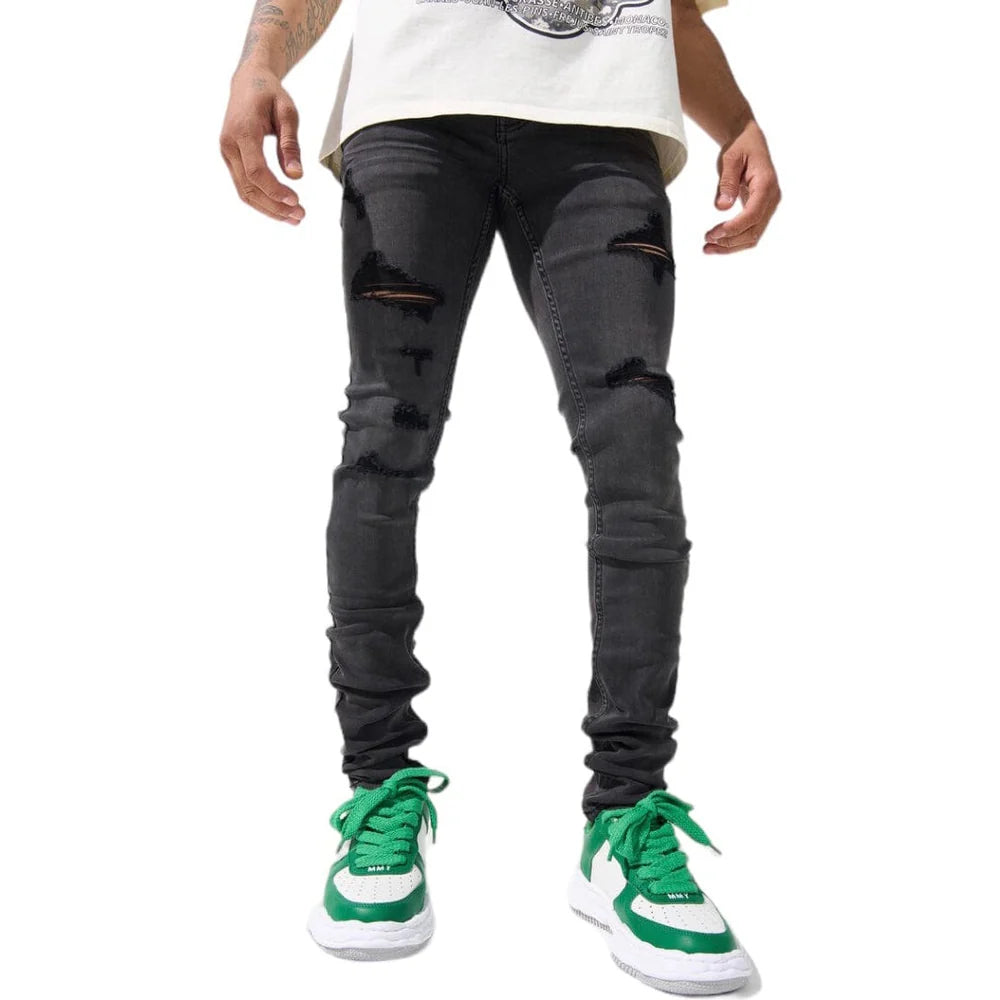 Serenede “Shadow Grey” Skinny Jeans