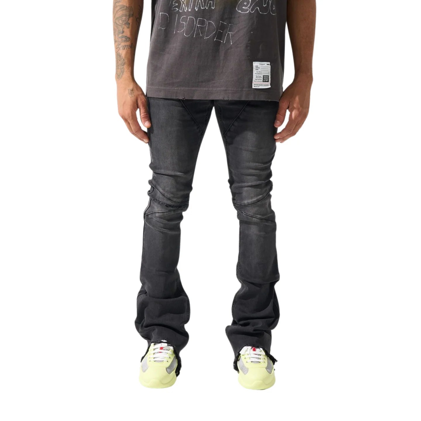 Serenede “Nickel” Stacked Jeans