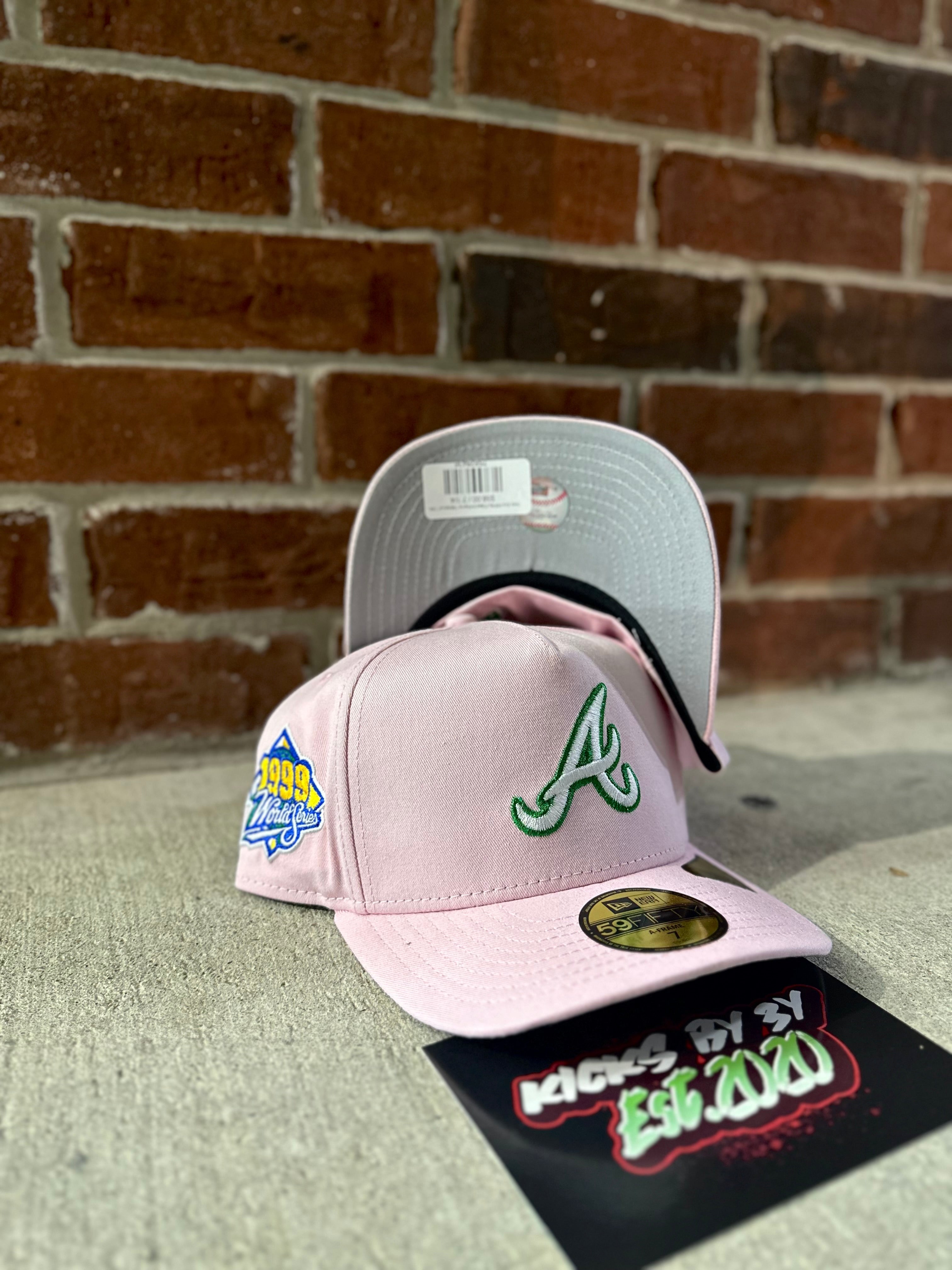 New Era 59Fifty Fitted A-Frame "Athletics" 1999 World Series (Pink/Green)