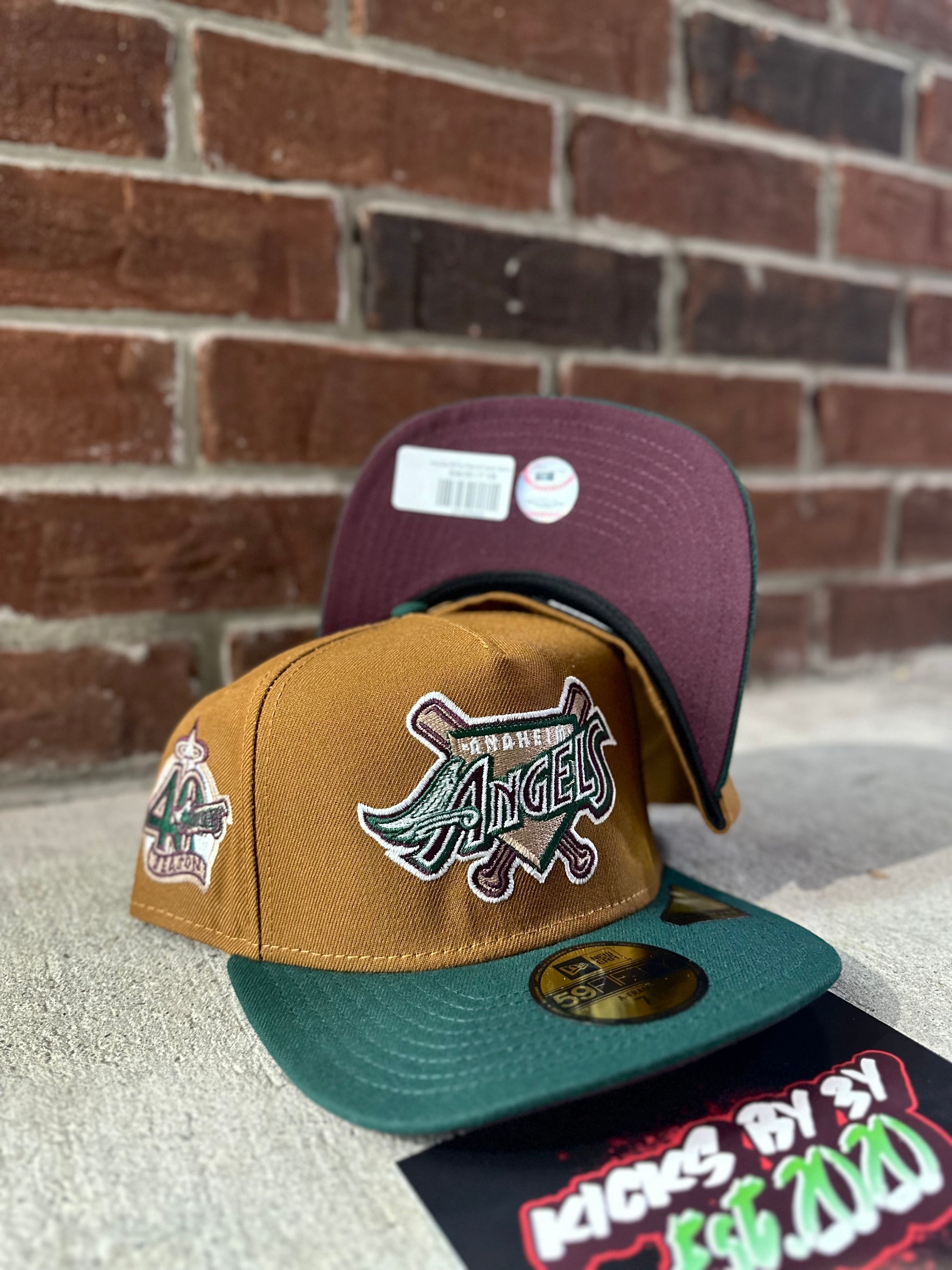 New Era 59Fifty Fitted A-Frame "Anaheim Angels" 40th Anniversary Green/Brown