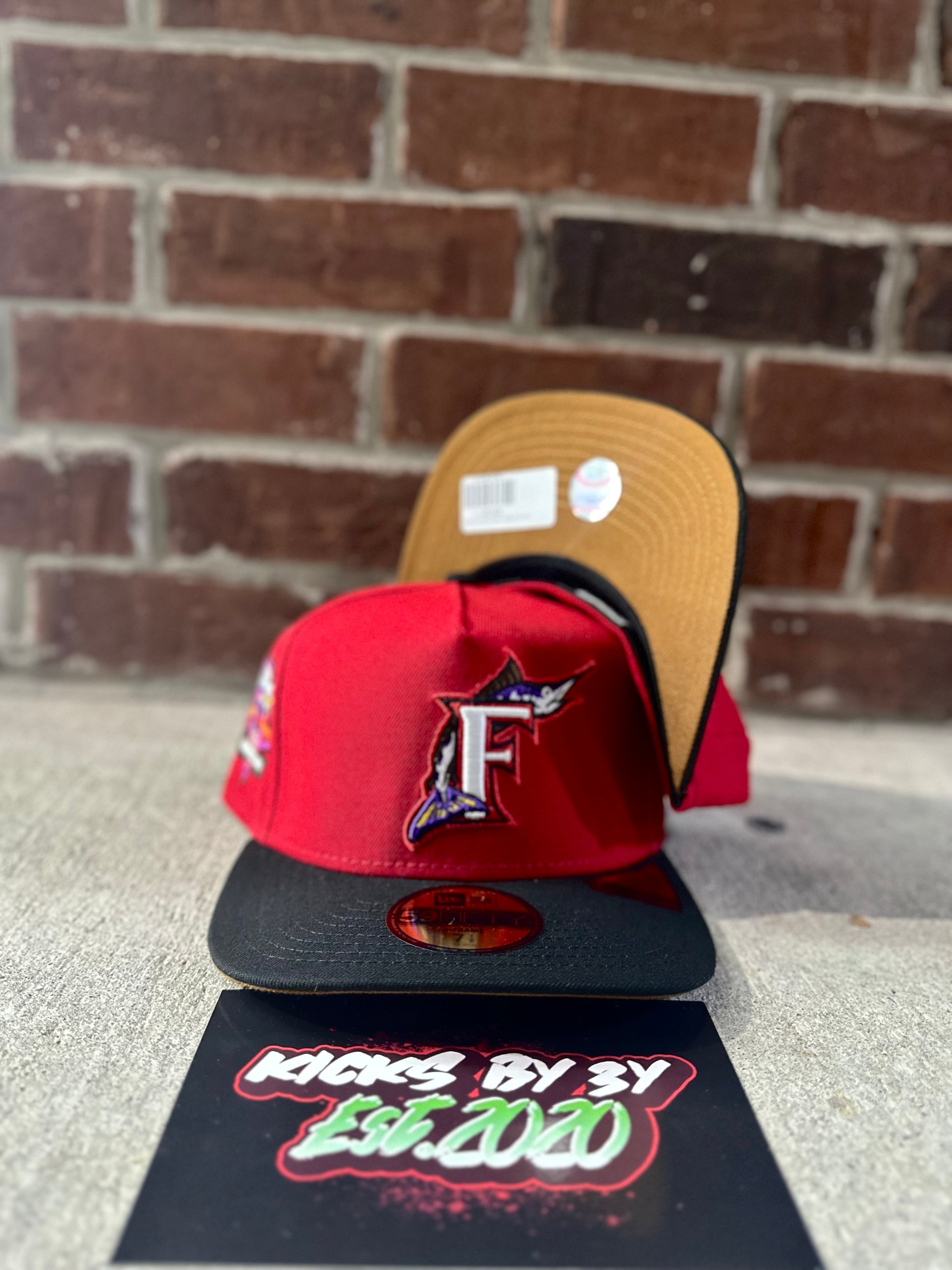 New Era 59Fifty Fitted A-Frame "Florida Marlins" 10th Anniversary Red/Black