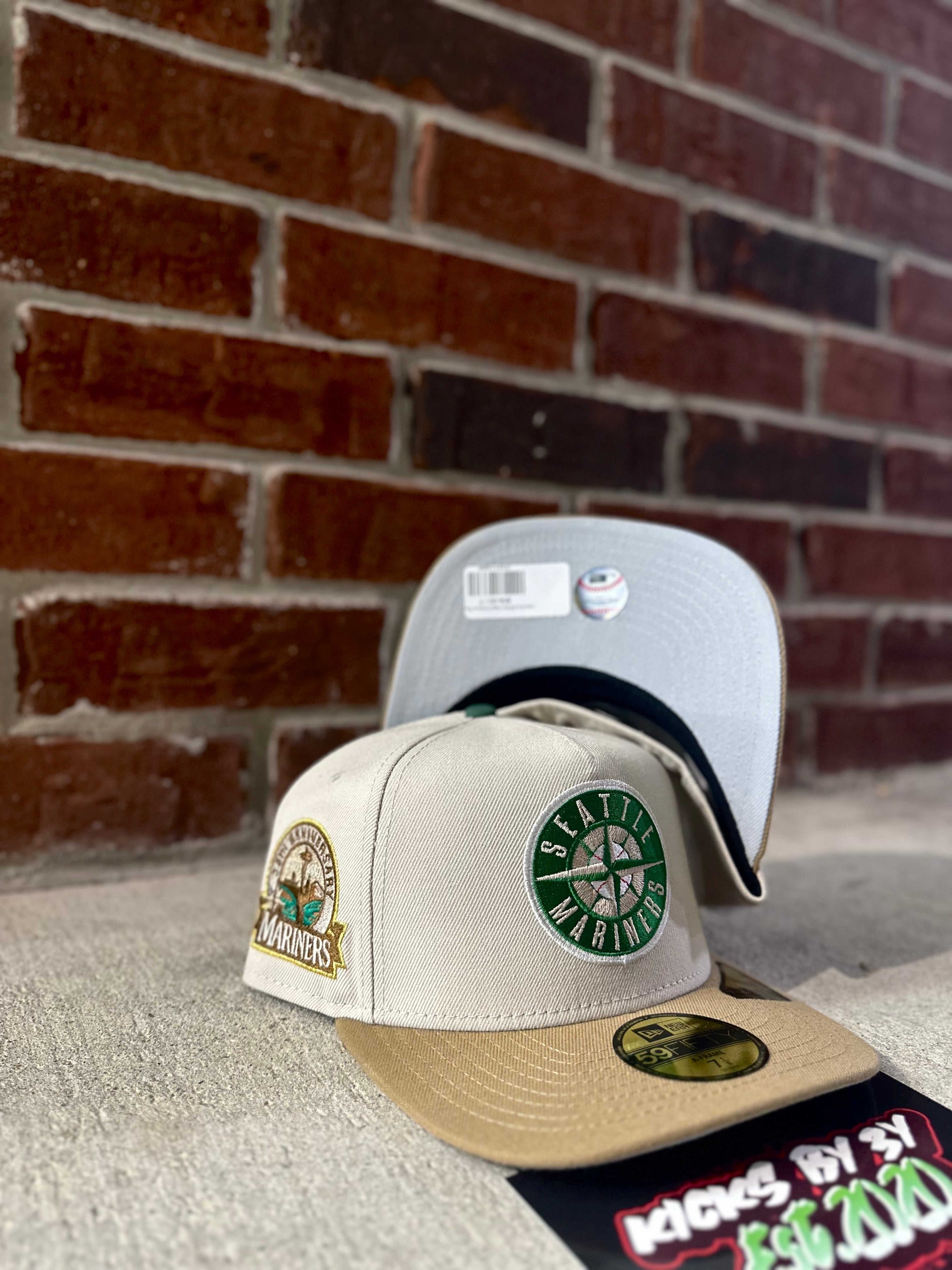 New Era 59Fifty Fitted A-Frame "Seattle Mariners" 38th Anniversary Coffee/Pine Green