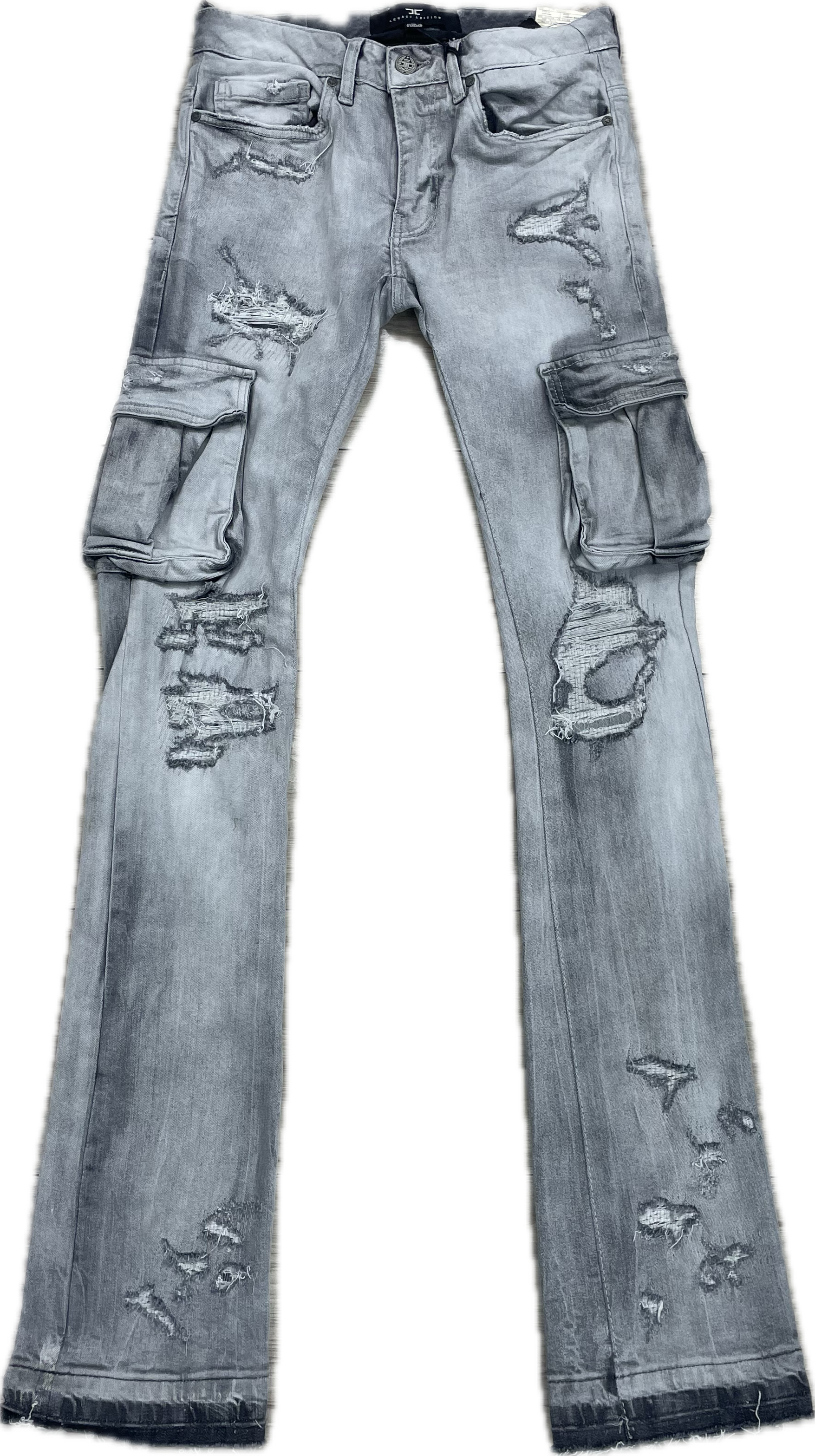 Jordan Craig "Martin Stacked" Jeans (Cement Wash)