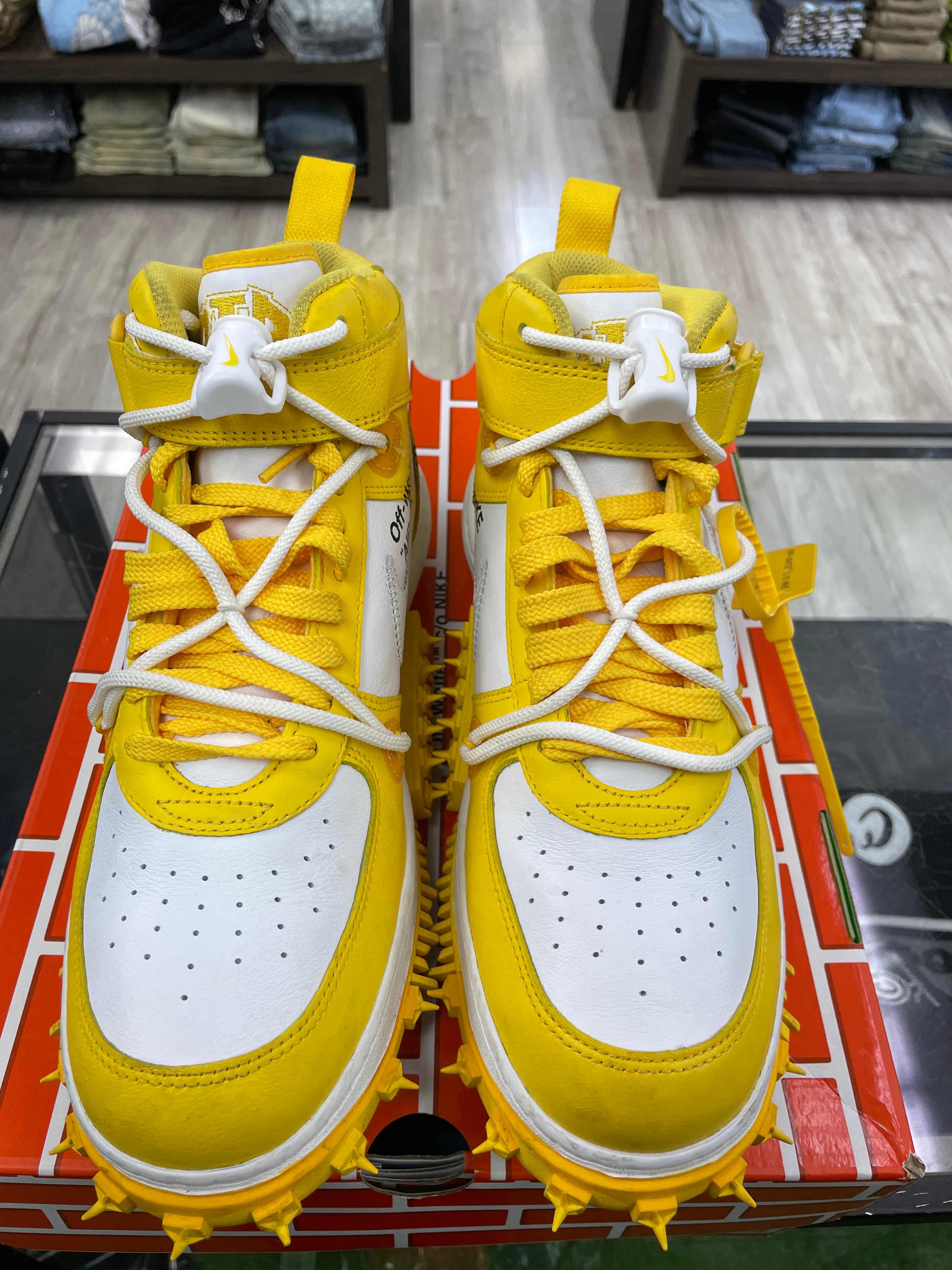 Nike Air Force 1 “Off-White Varsity Maize” *Size 10.5 Preowned*