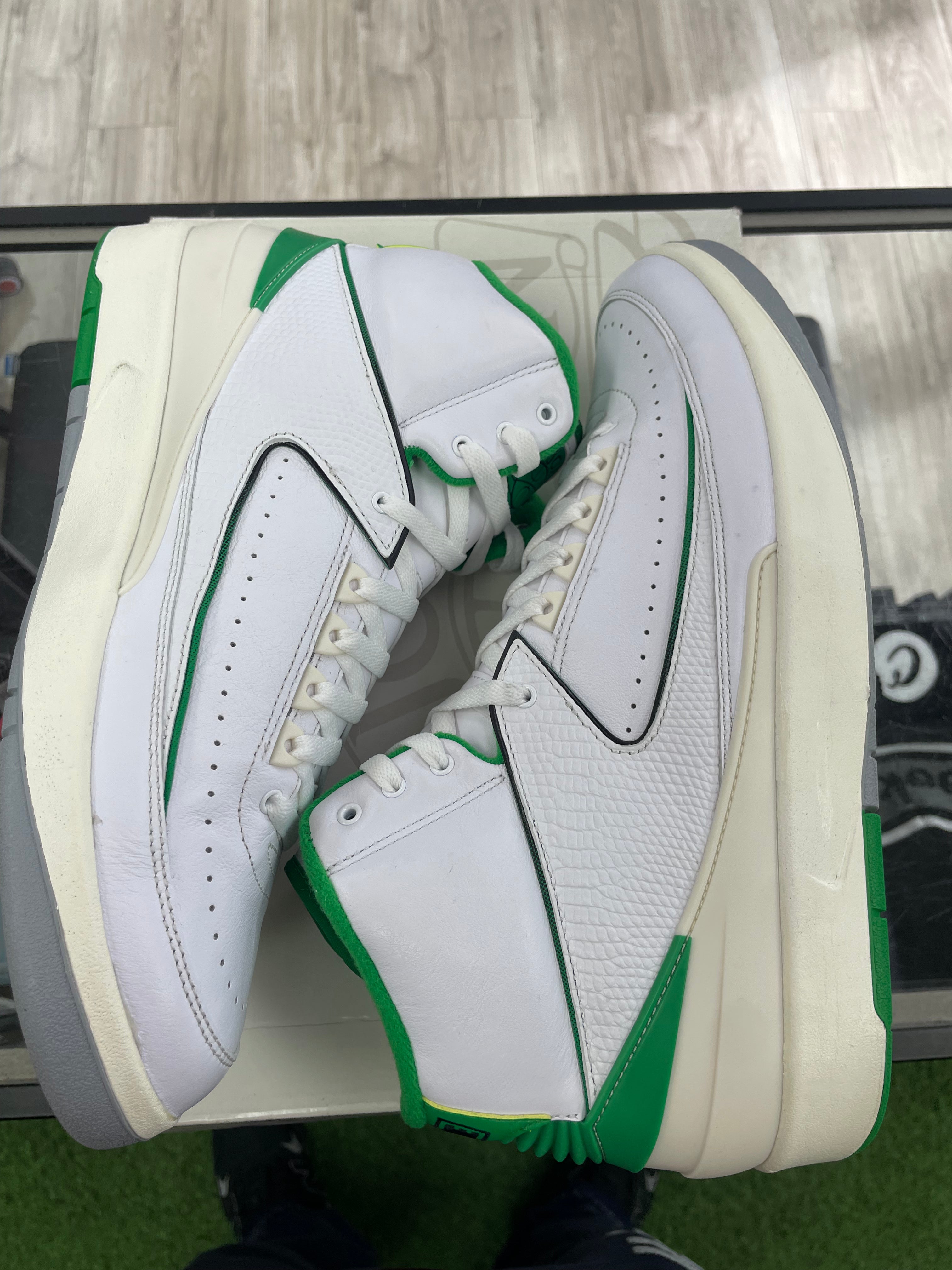 Air Jordan Retro 2 "Lucky Green" *Size 12 Preowned*