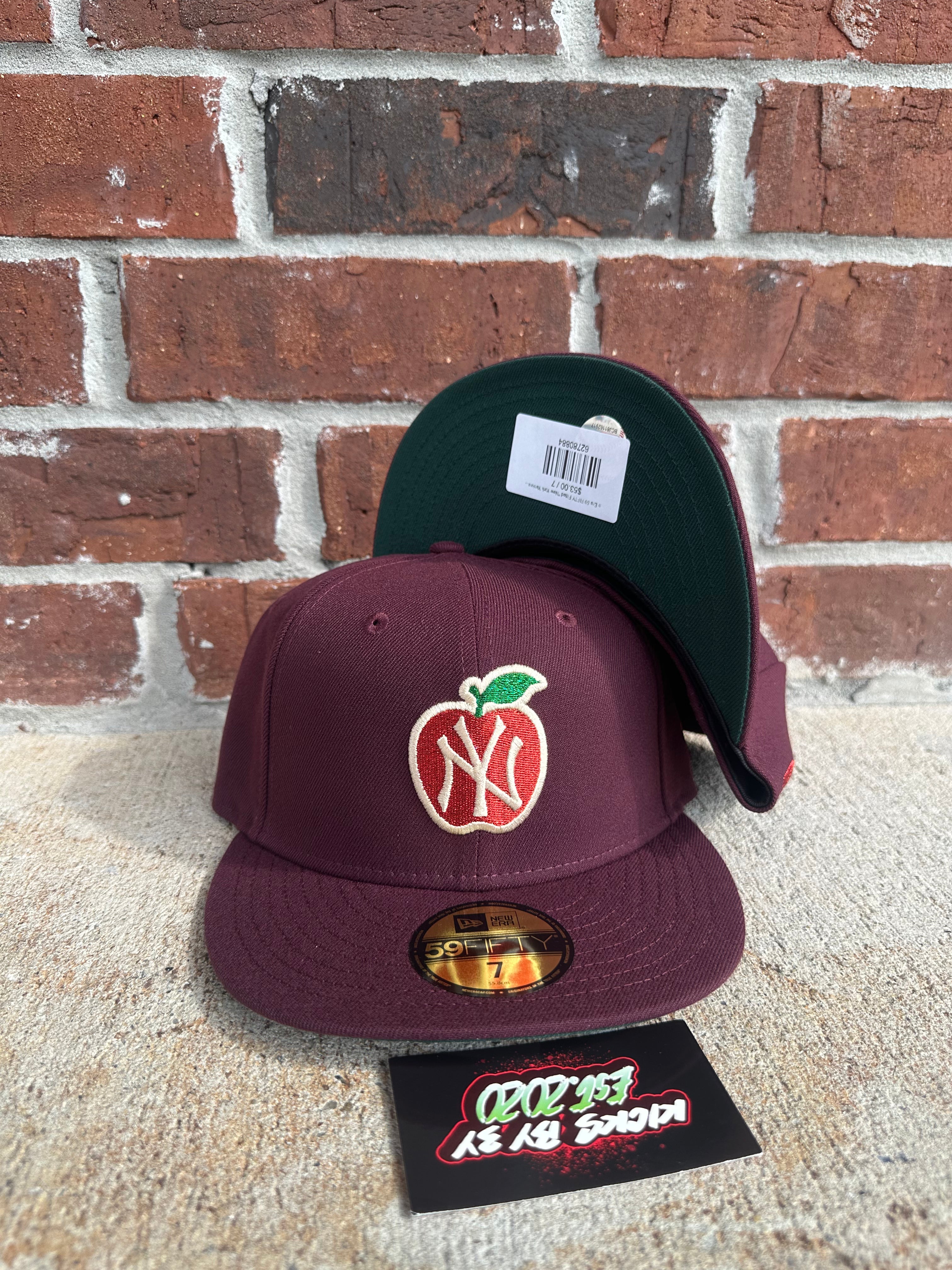 New Era 59 FIFTY Fitted "New York Yankees Burgundy Apple"