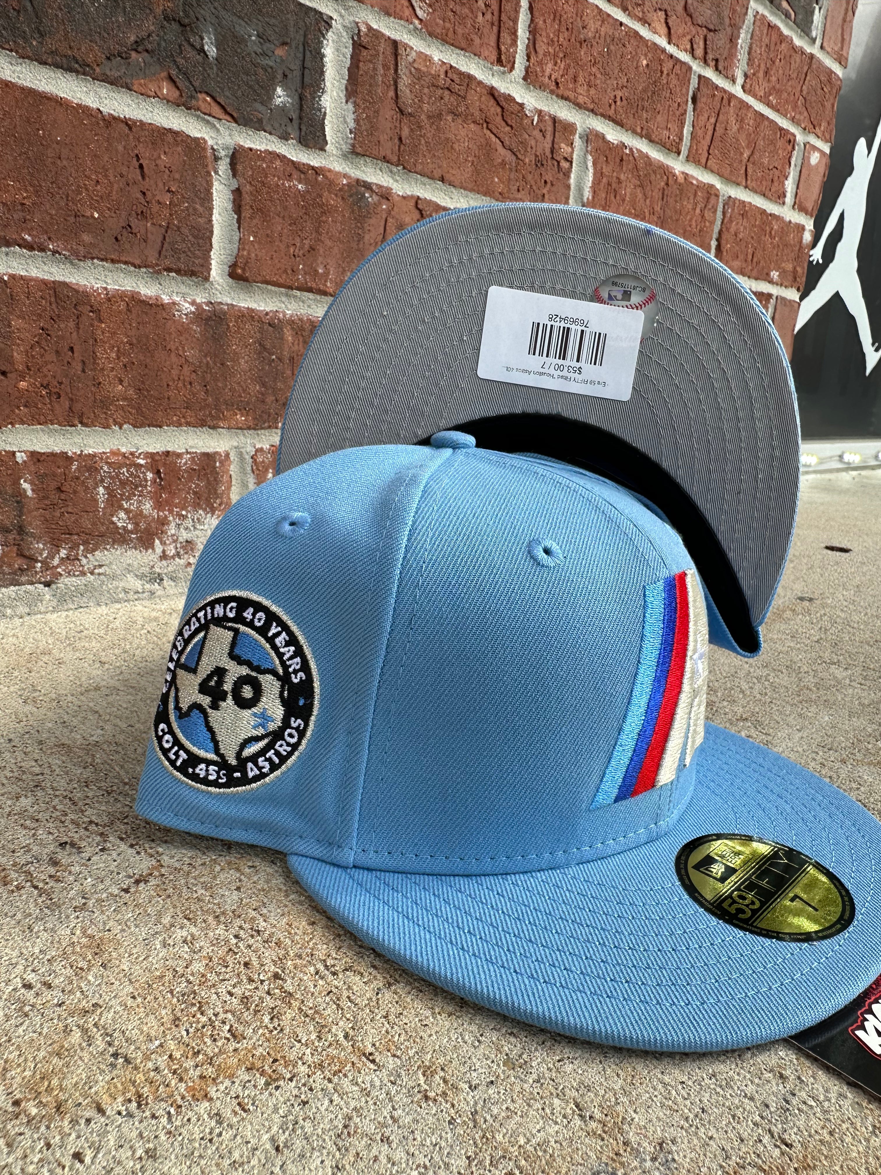 New Era 59 FIFTY Fitted "Houston Astros 40th Anniversary" (Baby Blue)