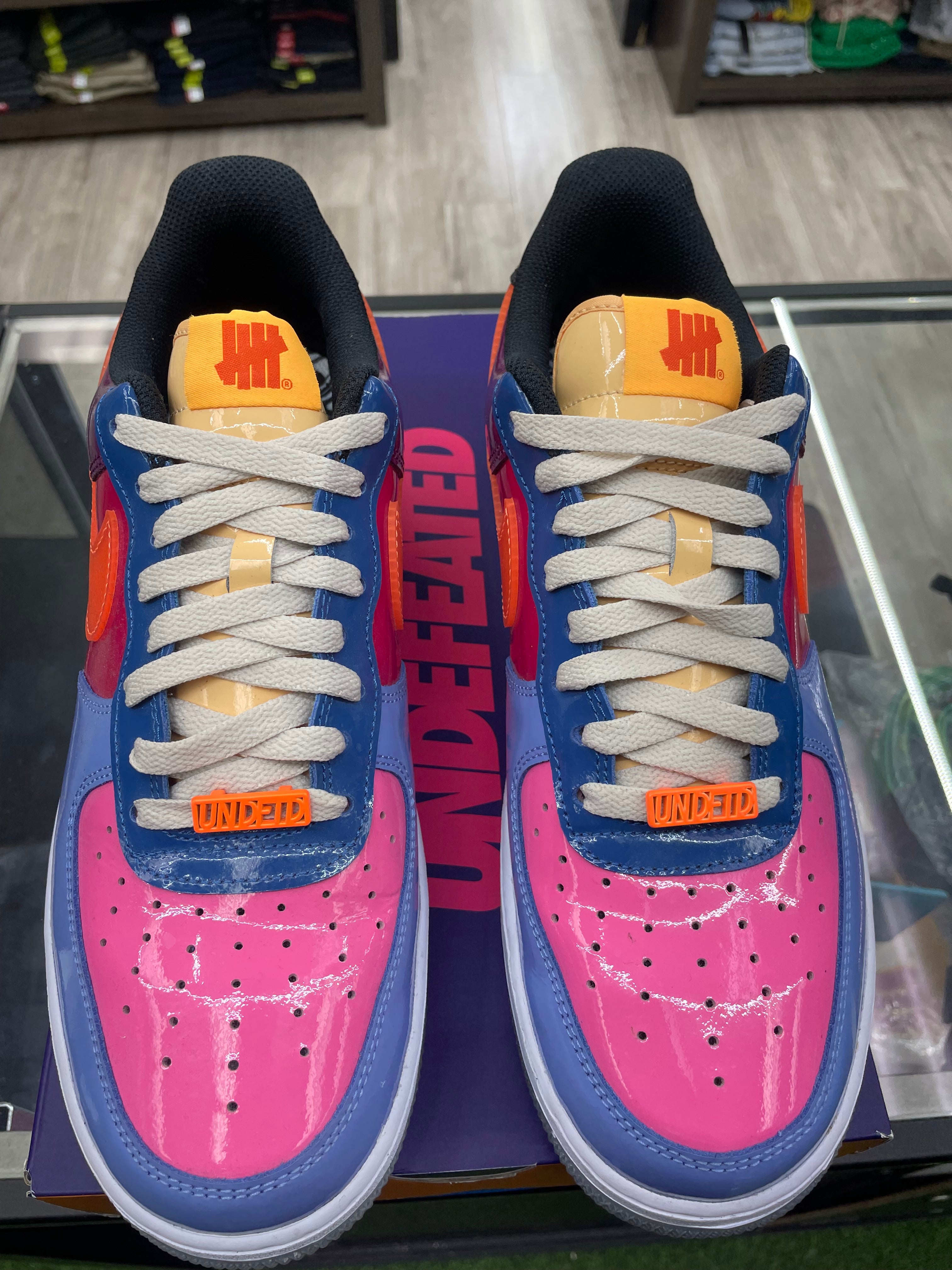 Nike Air Force 1 Low “Undefeated Multi-Patent Total Orange” *Size 10 Preowned*