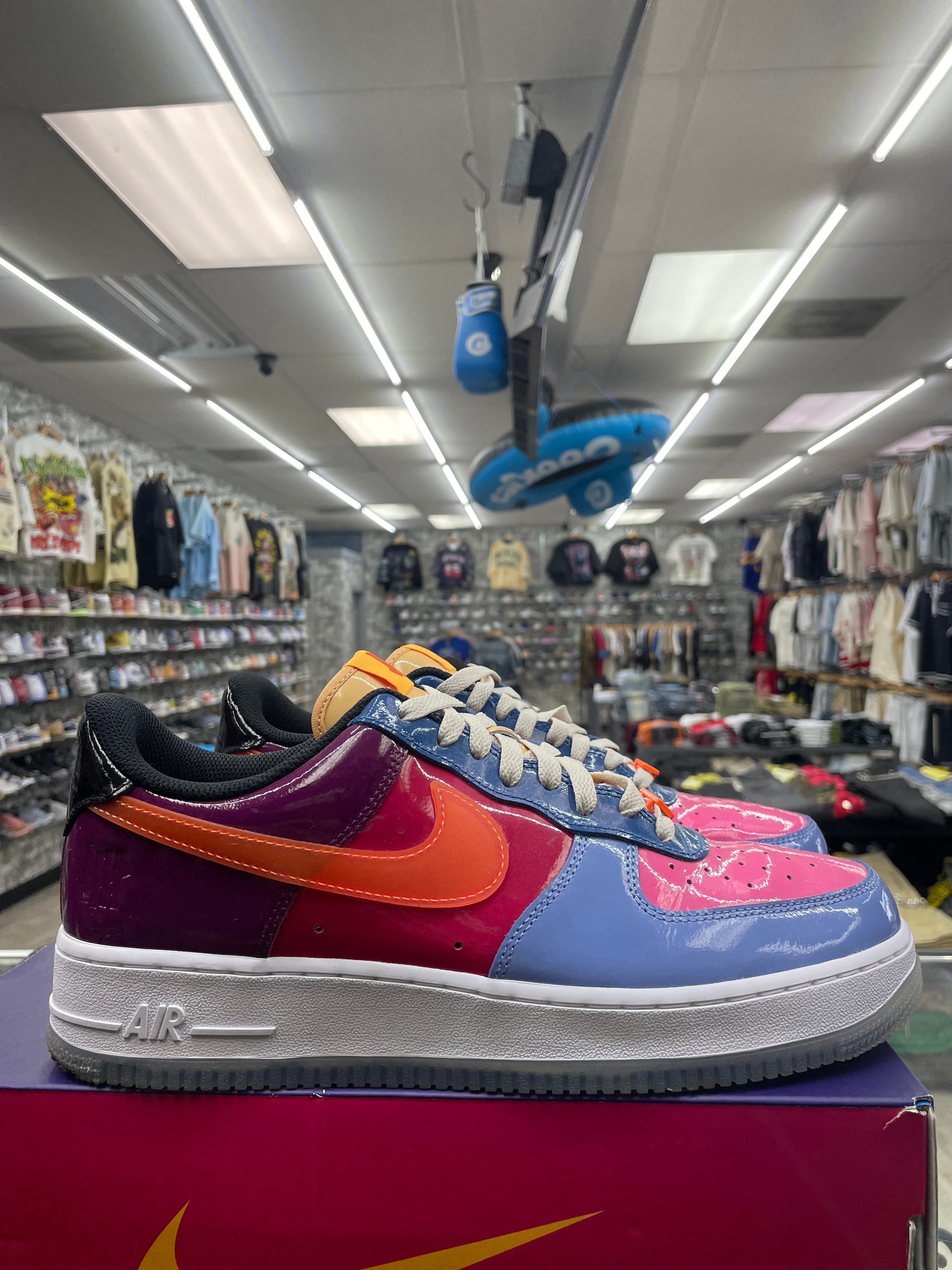 Nike Air Force 1 Low “Undefeated Multi-Patent Total Orange” *Size 10 Preowned*