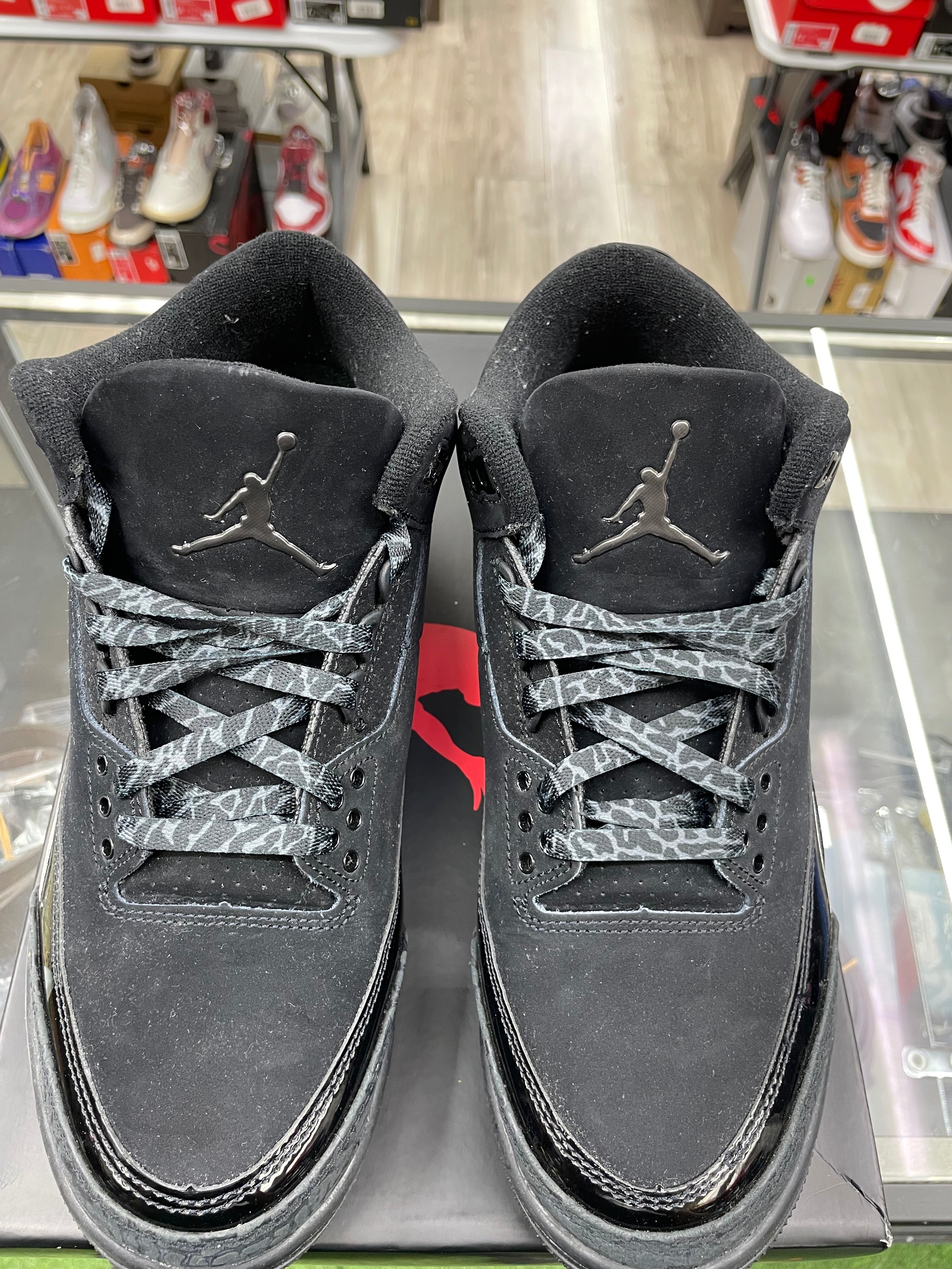 Air Jordan Retro 3 “Black Cat” *Size 8.5 Preowned*