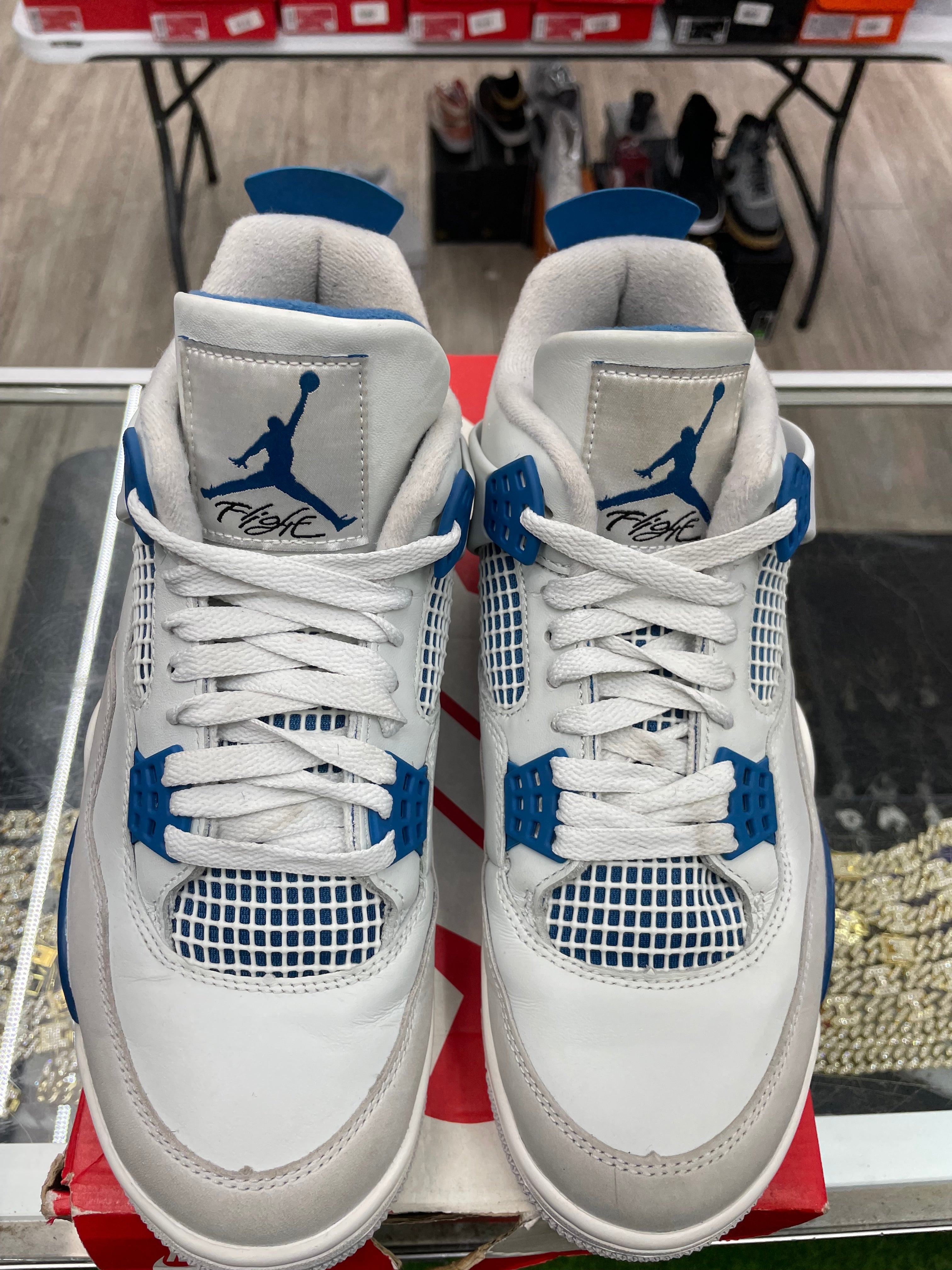 Air Jordan Retro 4 “Military Blue” *Size 8.5 Preowned*