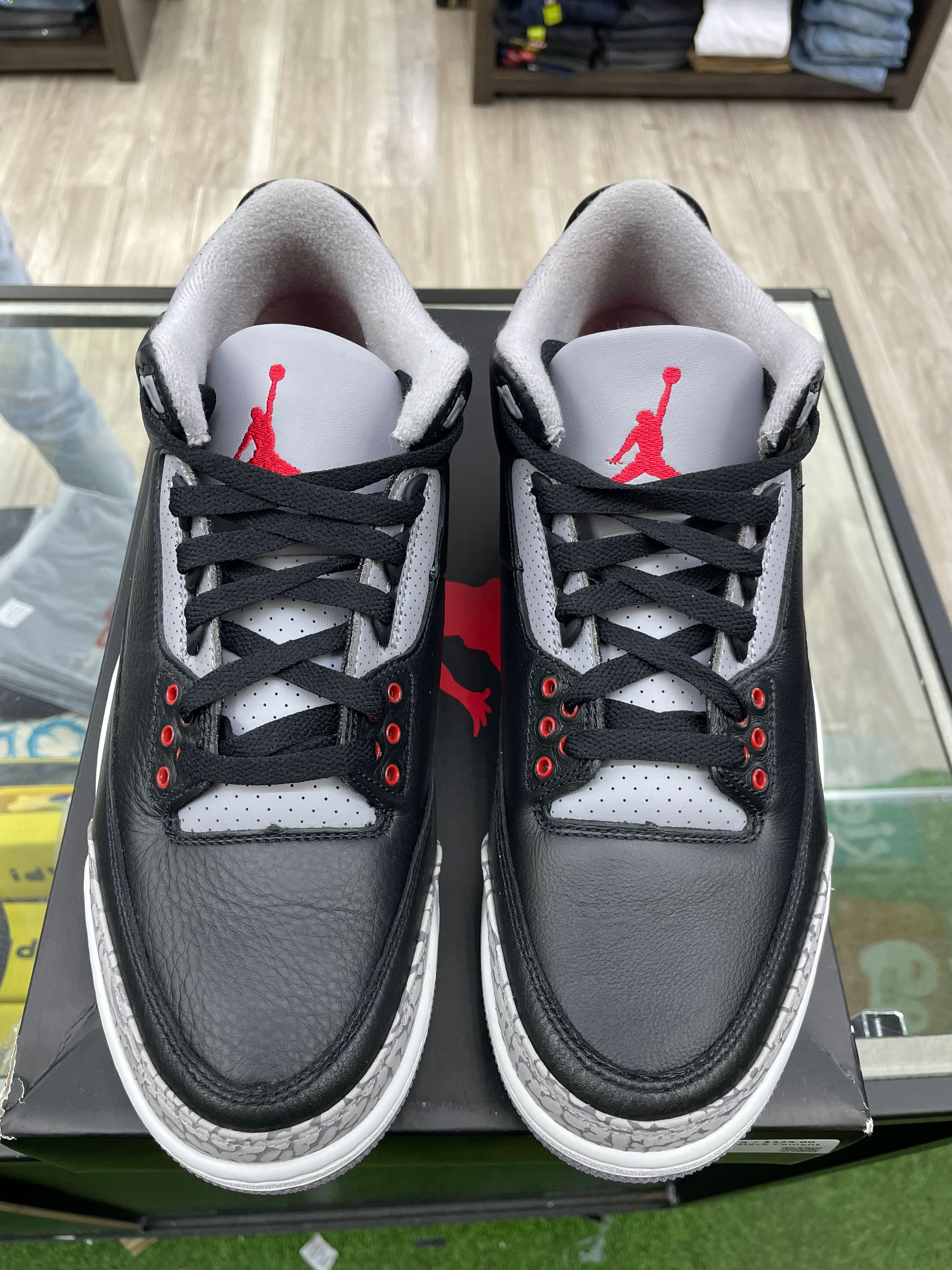 Air Jordan Retro 3 “Black Cement” *Size 9.5 Preowned*