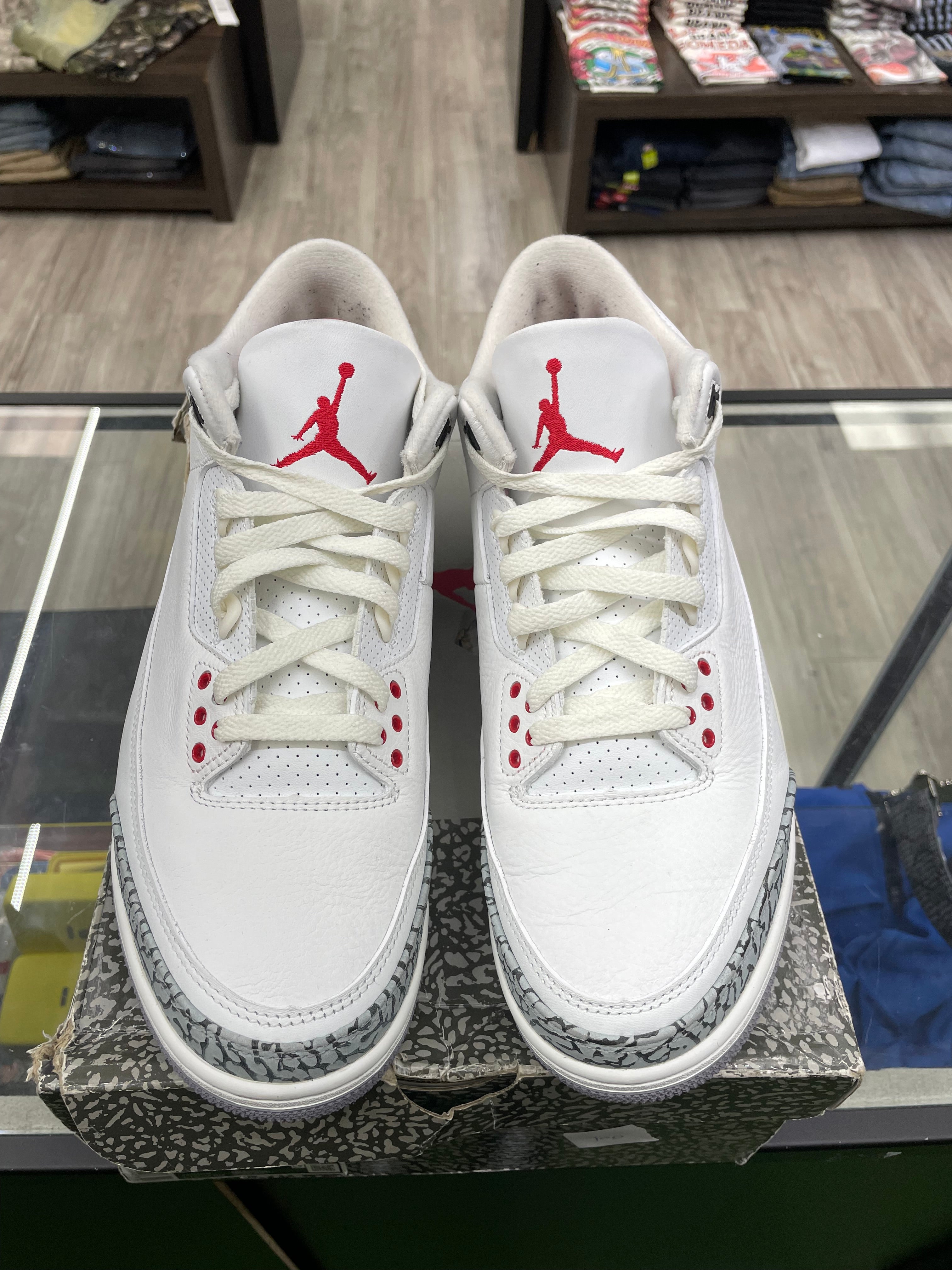 Air Jordan Retro 3 “White Cement” *Size 11 Preowned*