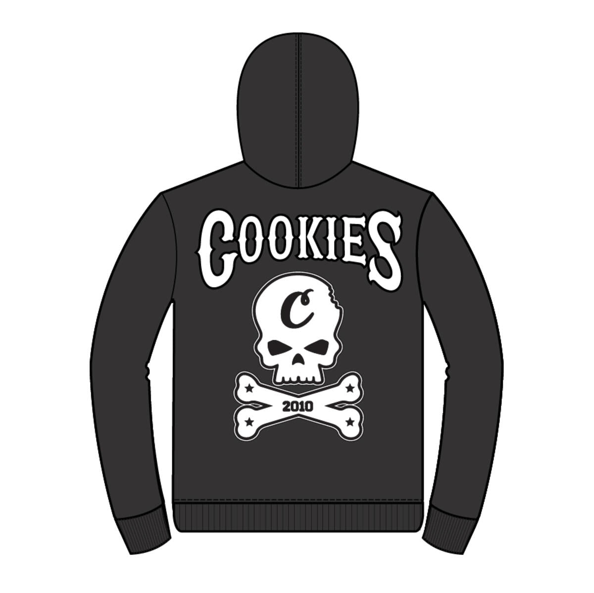 Cookies “Full Zip-Up Hoodie” (Black)