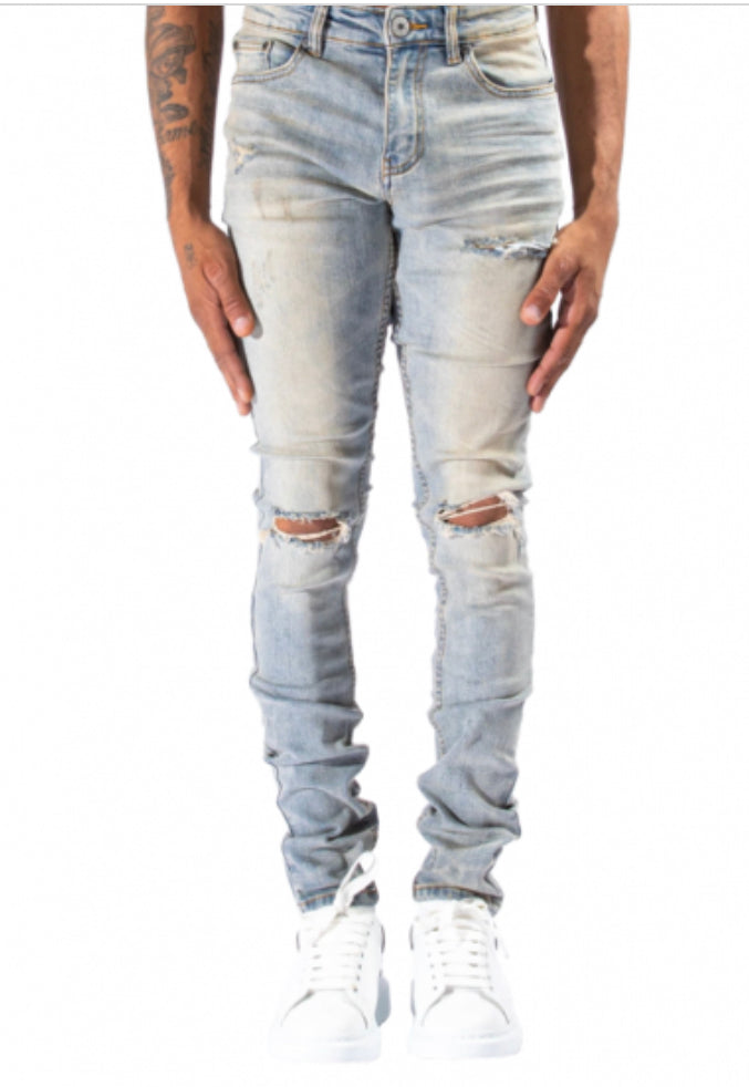 Serenede “Palace Sunset” Ripped Jeans