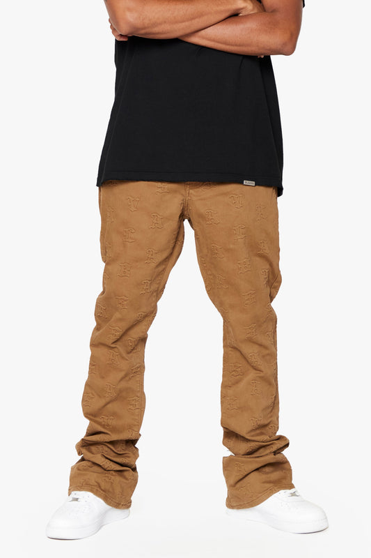 Valabasas “Frith” Brown Stacked Jeans