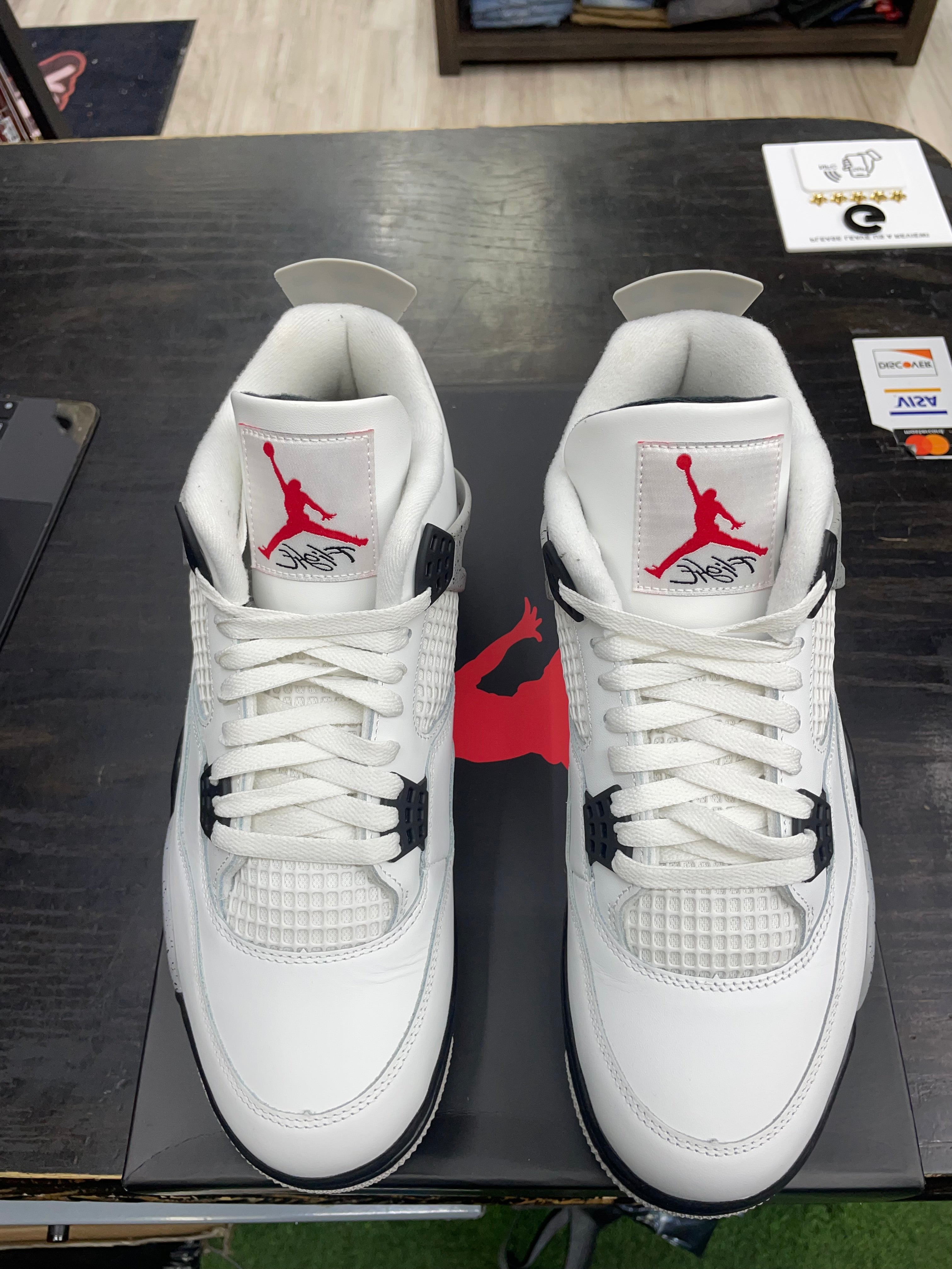 Air Jordan Retro 4 "White Cement" *Size 11.5 Preowned*